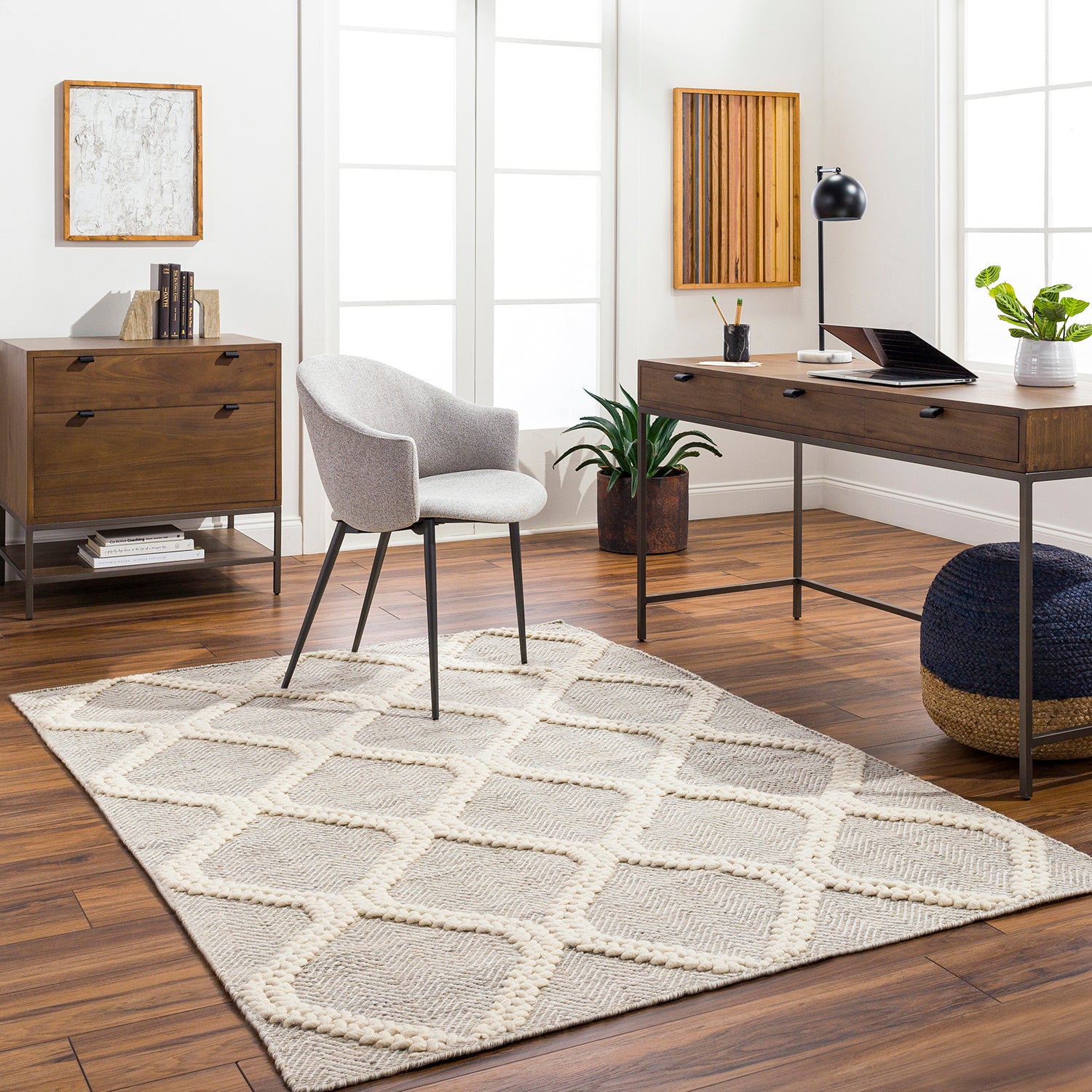 Surya Nina Diamond Hand Woven Rug