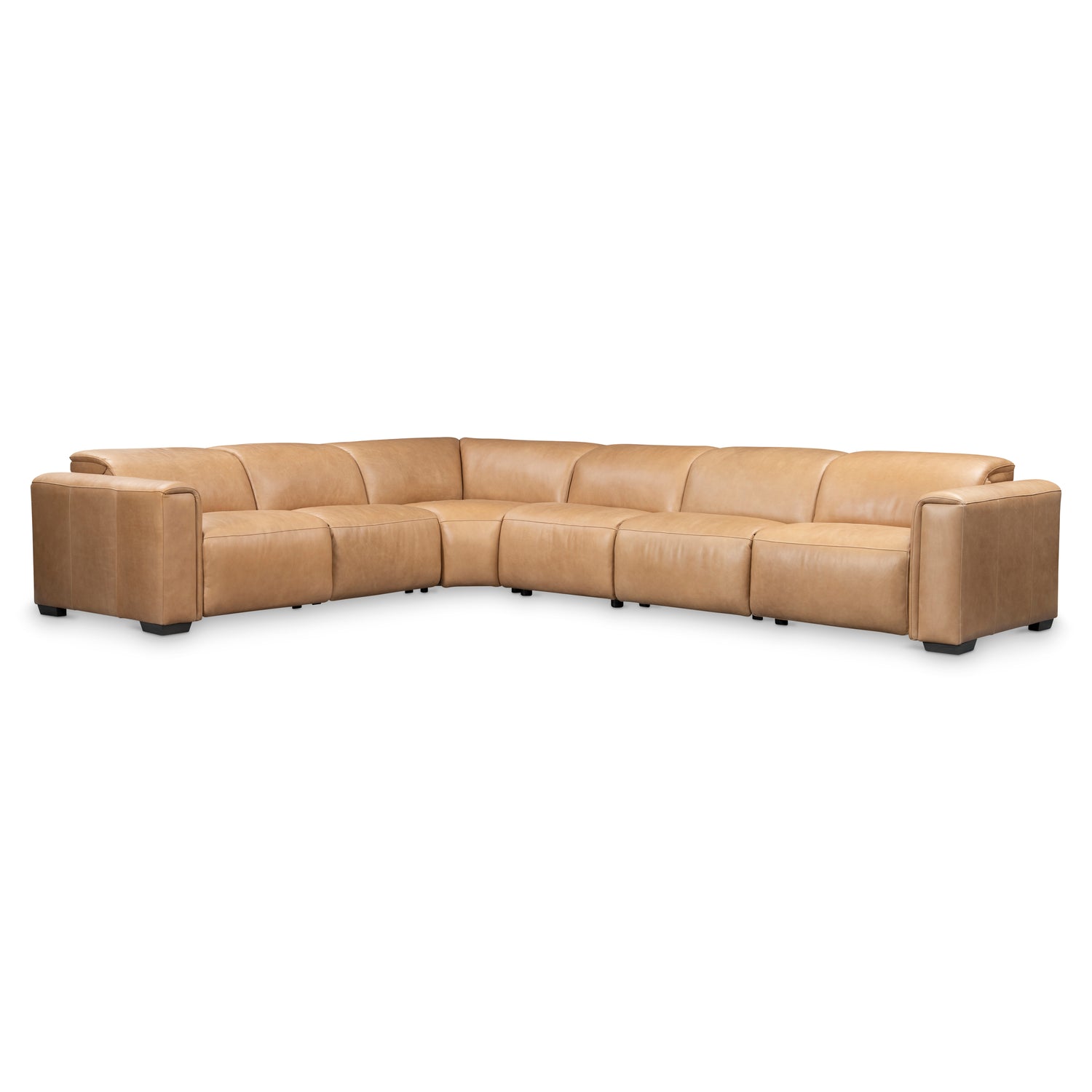Bernhardt Living Billings Leather Power Motion Sectional Sofa