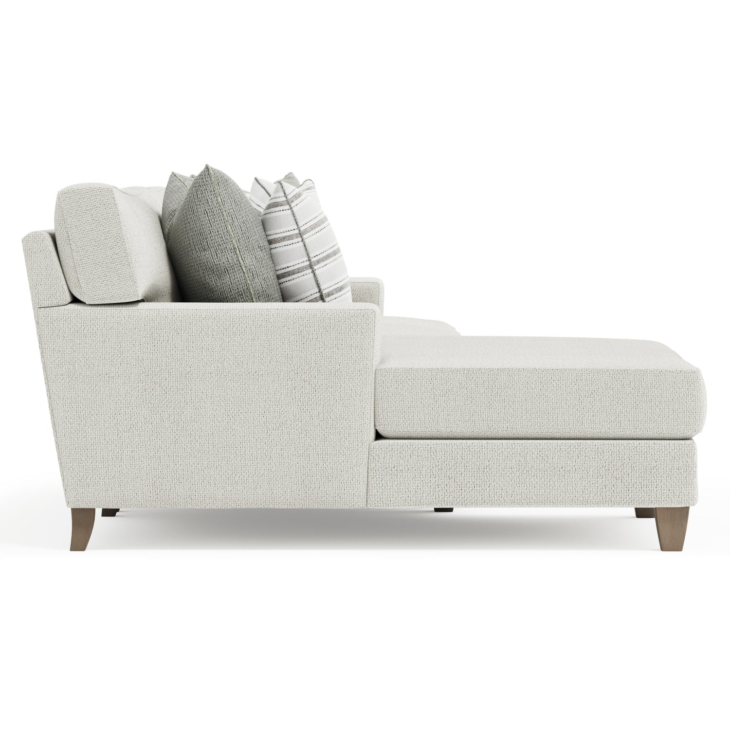Bernhardt Living Mila 2-Piece Left Facing Fabric Sectional Sofa