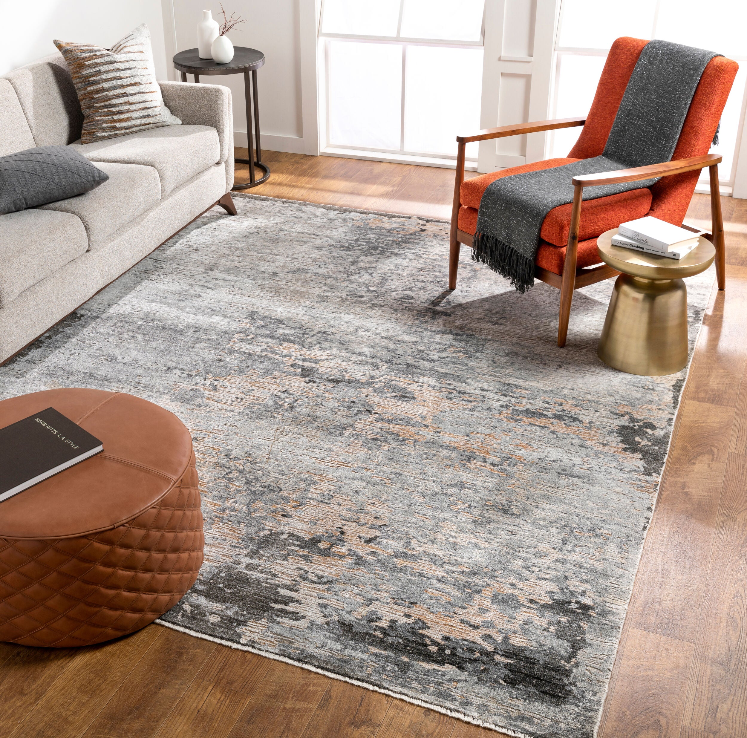 Surya Ocean Hand Knotted Rug