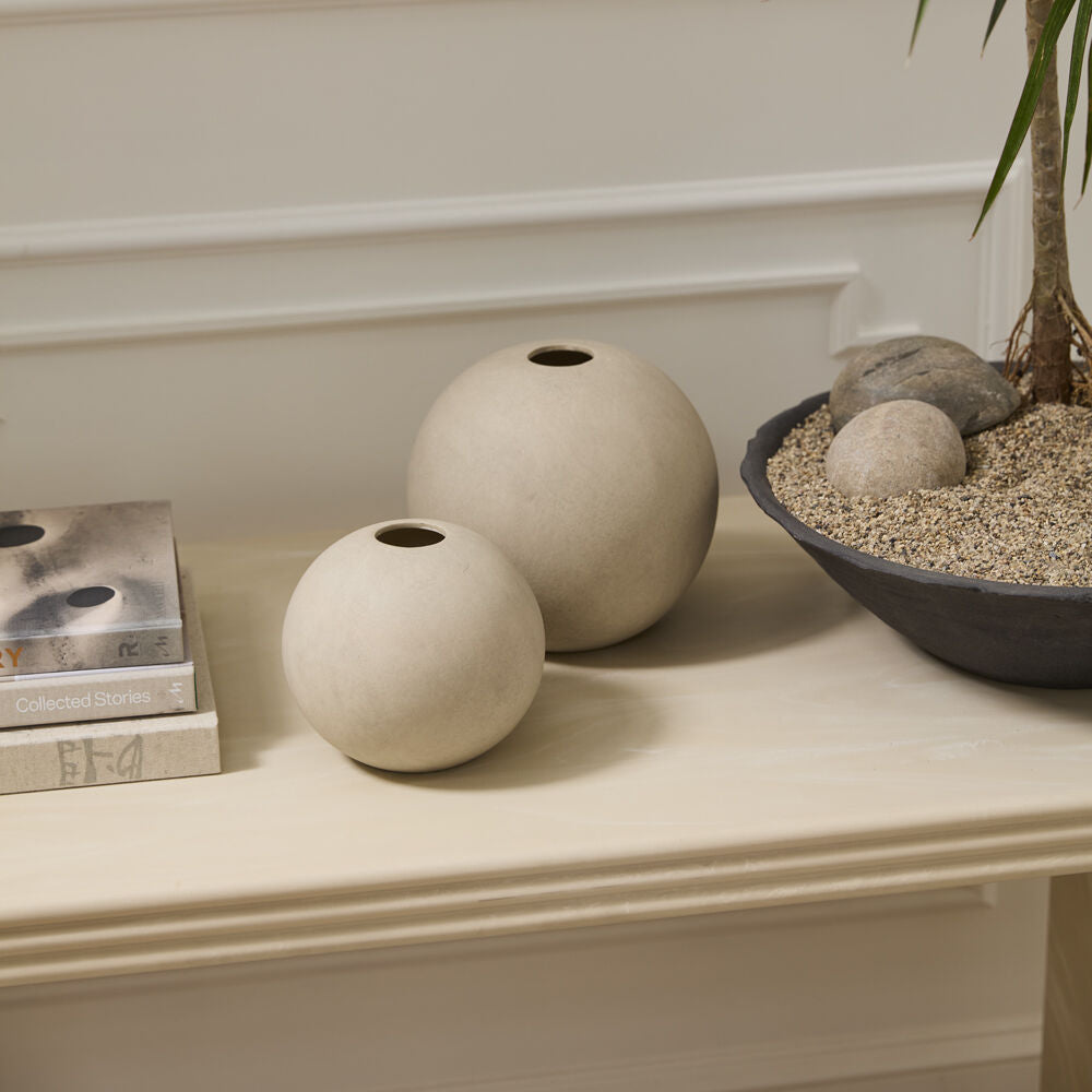Ovo Vase styled as home decor