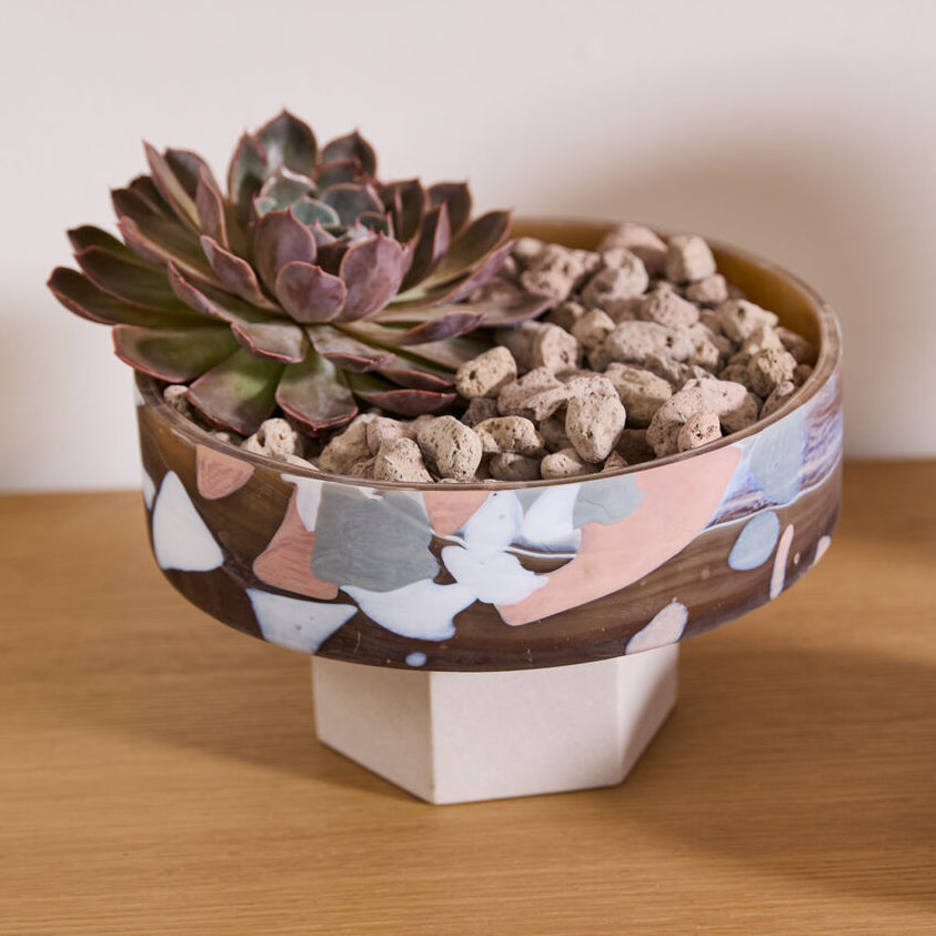 Palladin Footed Bowl decorative accent piece