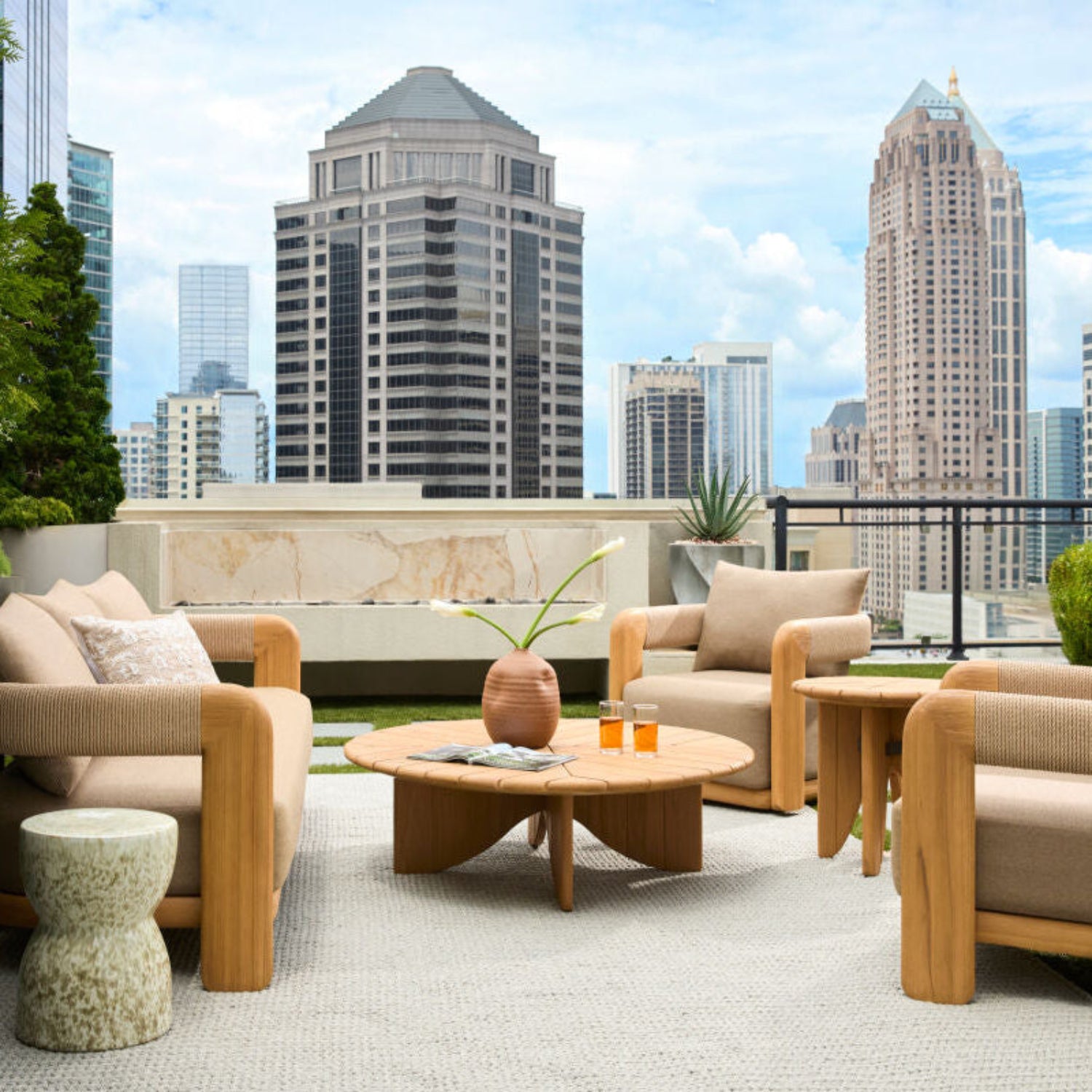 Solene Teak Outdoor Coffee Table