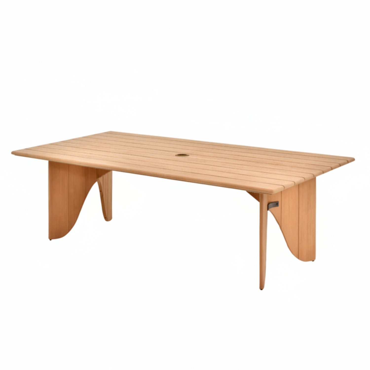 Solene Teak Rectangular Outdoor Dining Table