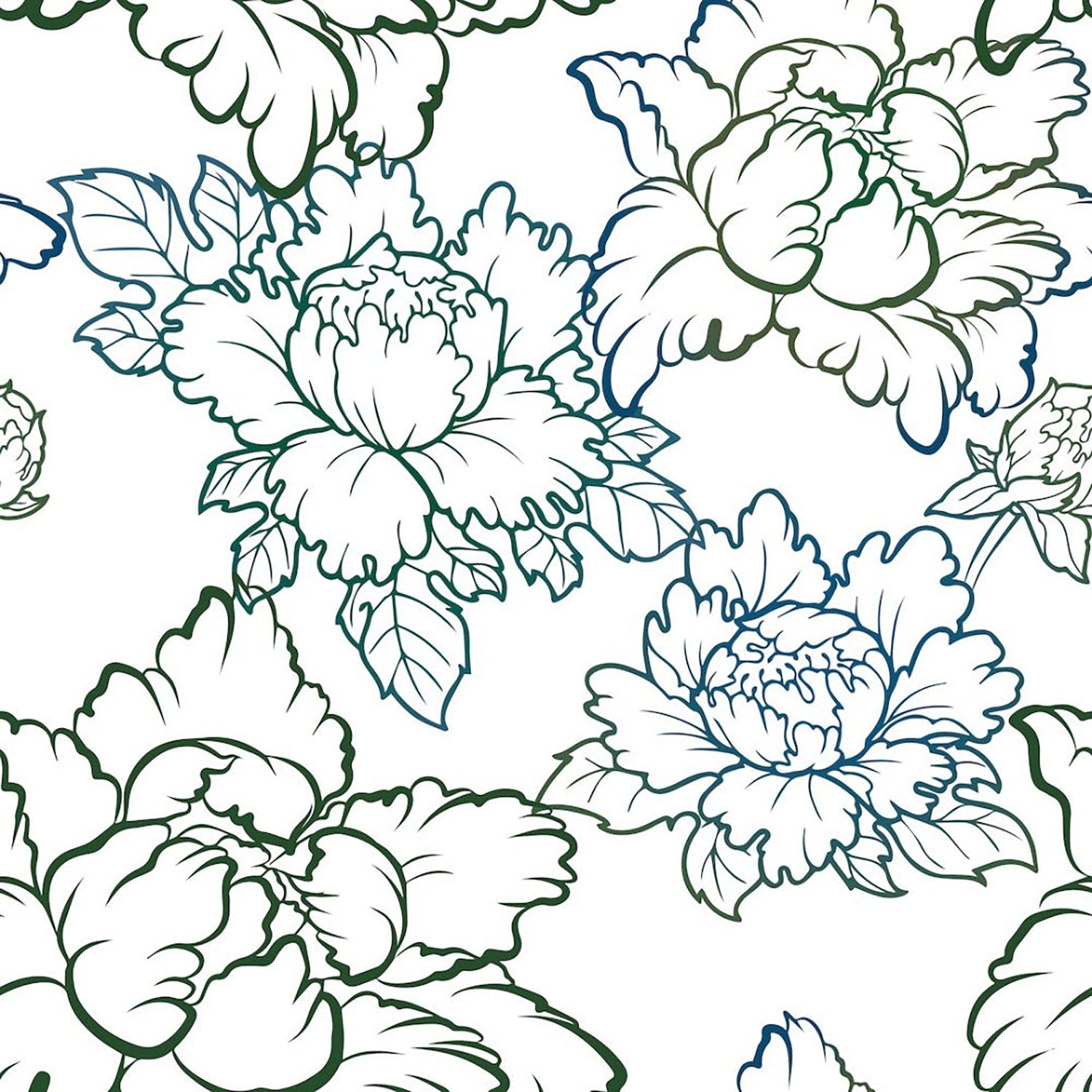 Mitchell Black Peony Wallpaper