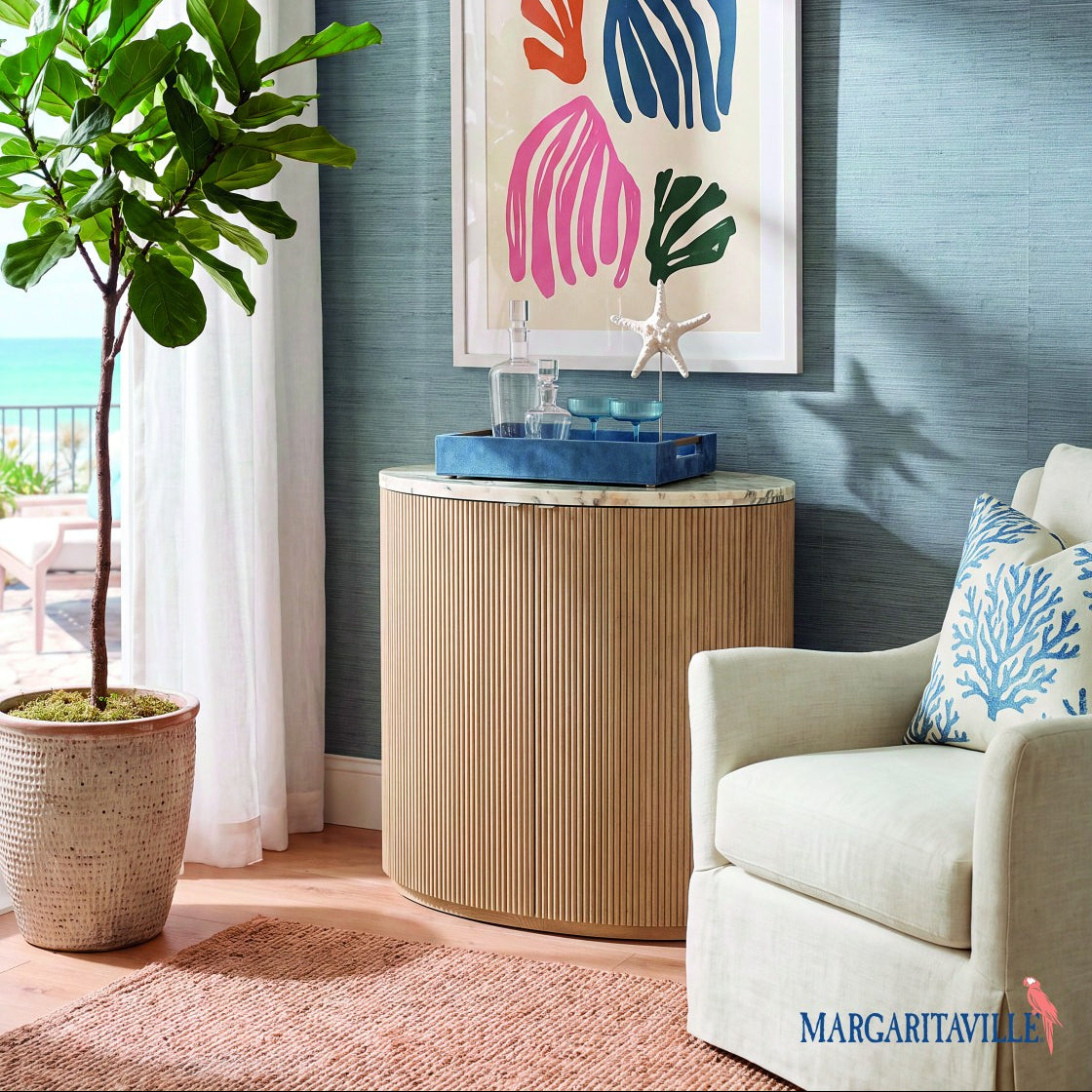Margaritaville Island Time Bar Cabinet