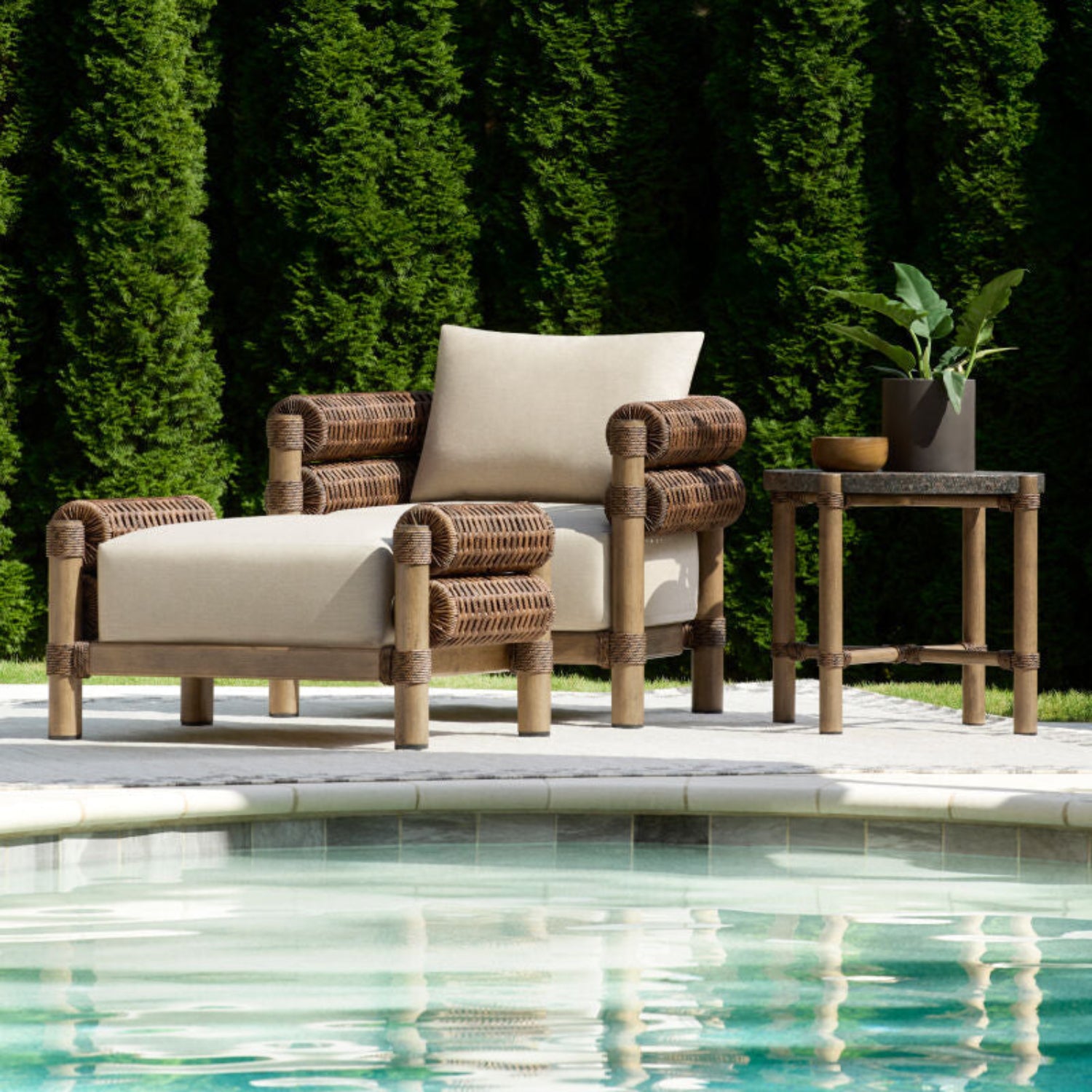 Porta Sunbrella Outdoor Accent Chair