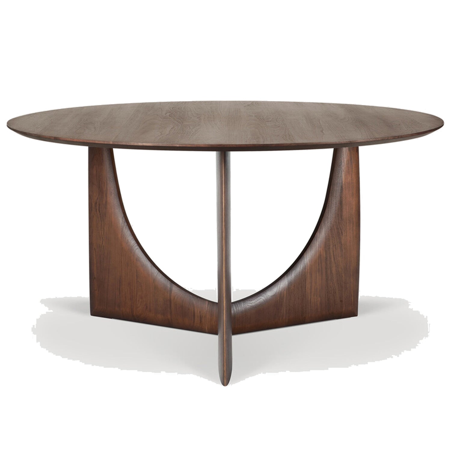Ethnicraft Geometric Teak Brown Dining Table