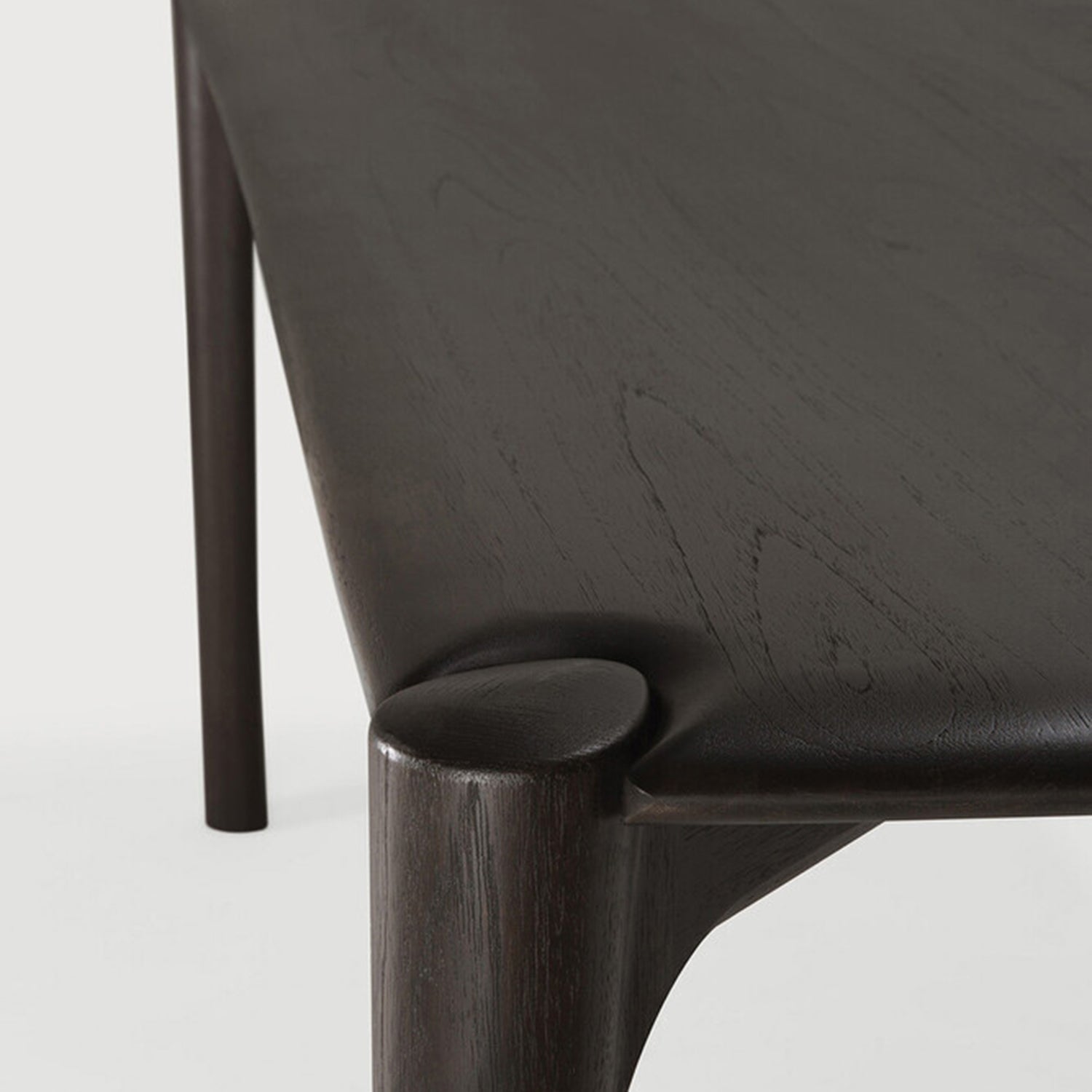 Ethnicraft PI Teak Dark Brown Dining Table