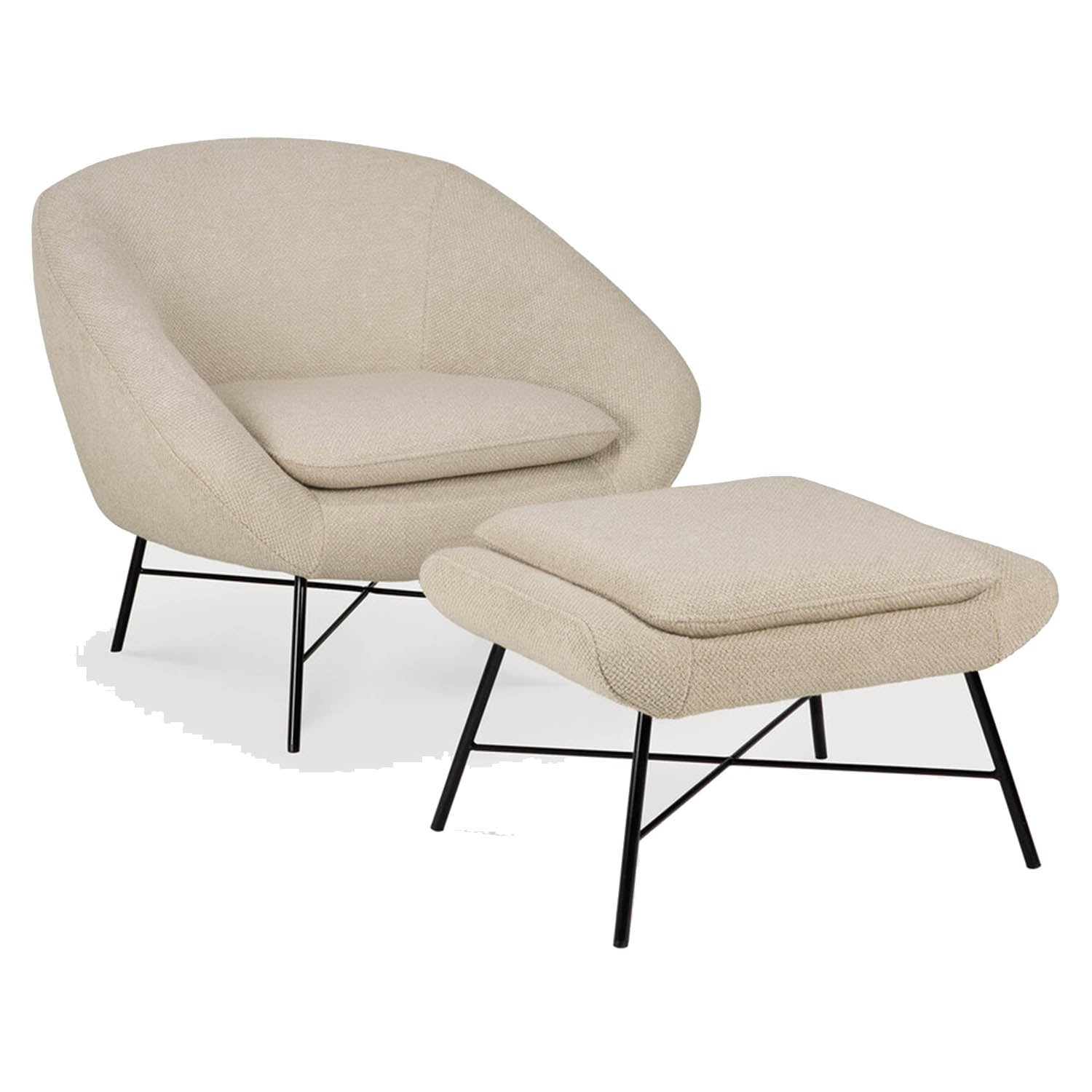 Ethnicraft Barrow Footstool