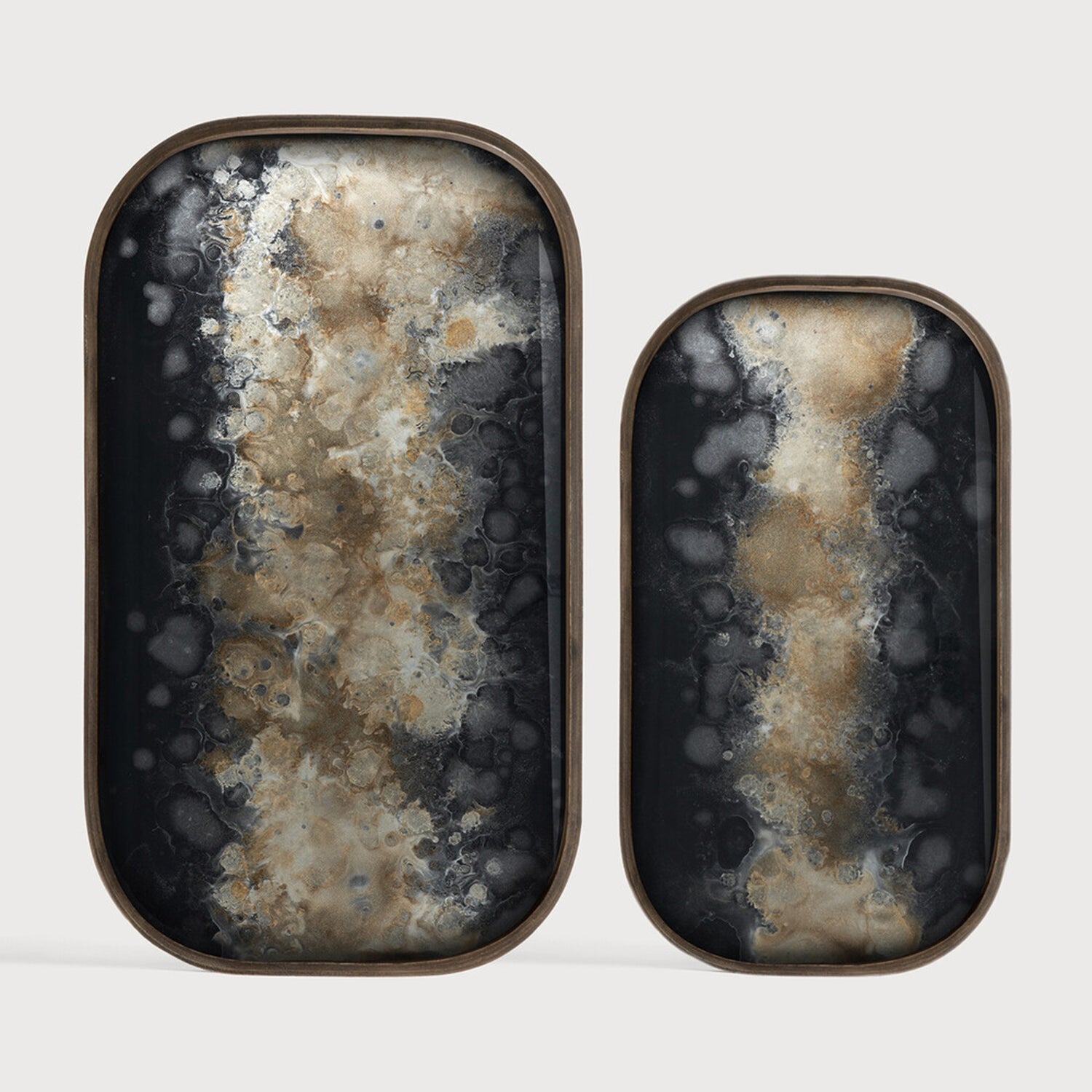 Ethnicraft Organic Glass Valet Tray
