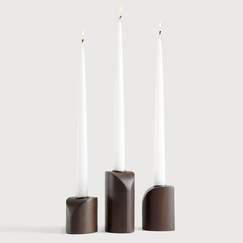 Ethnicraft PI Candle Holder Set of 3