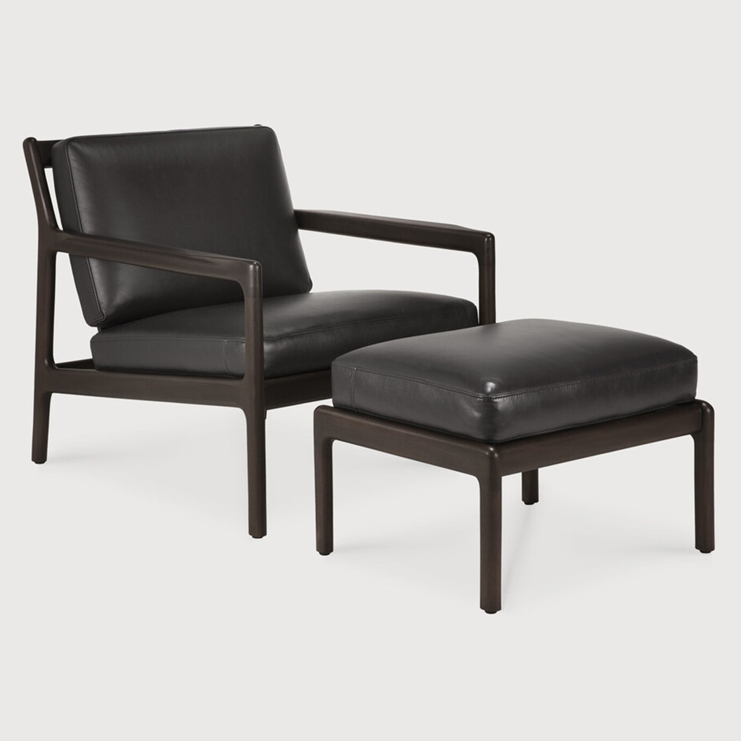 Ethnicraft Jack Lounger Leather Chair