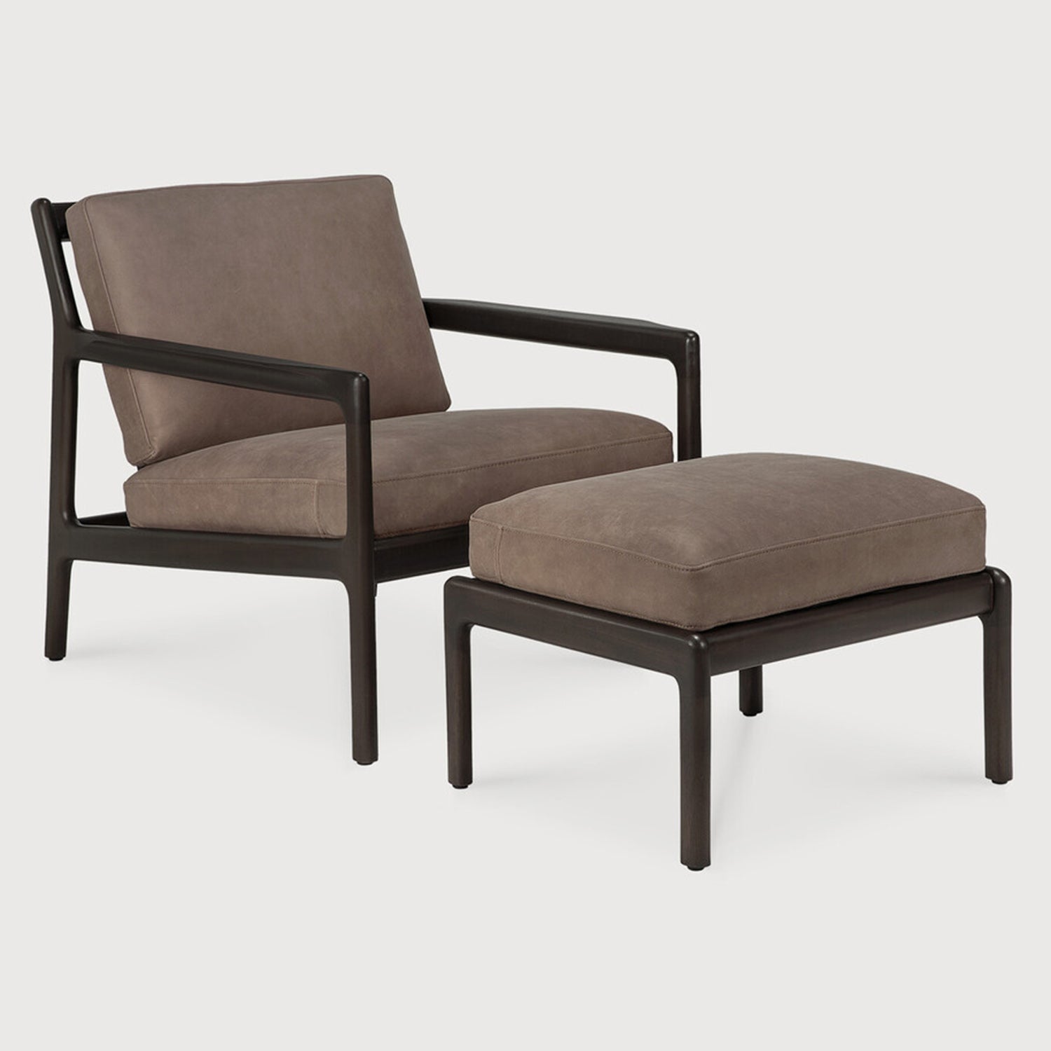 Ethnicraft Jack Lounger Leather Chair