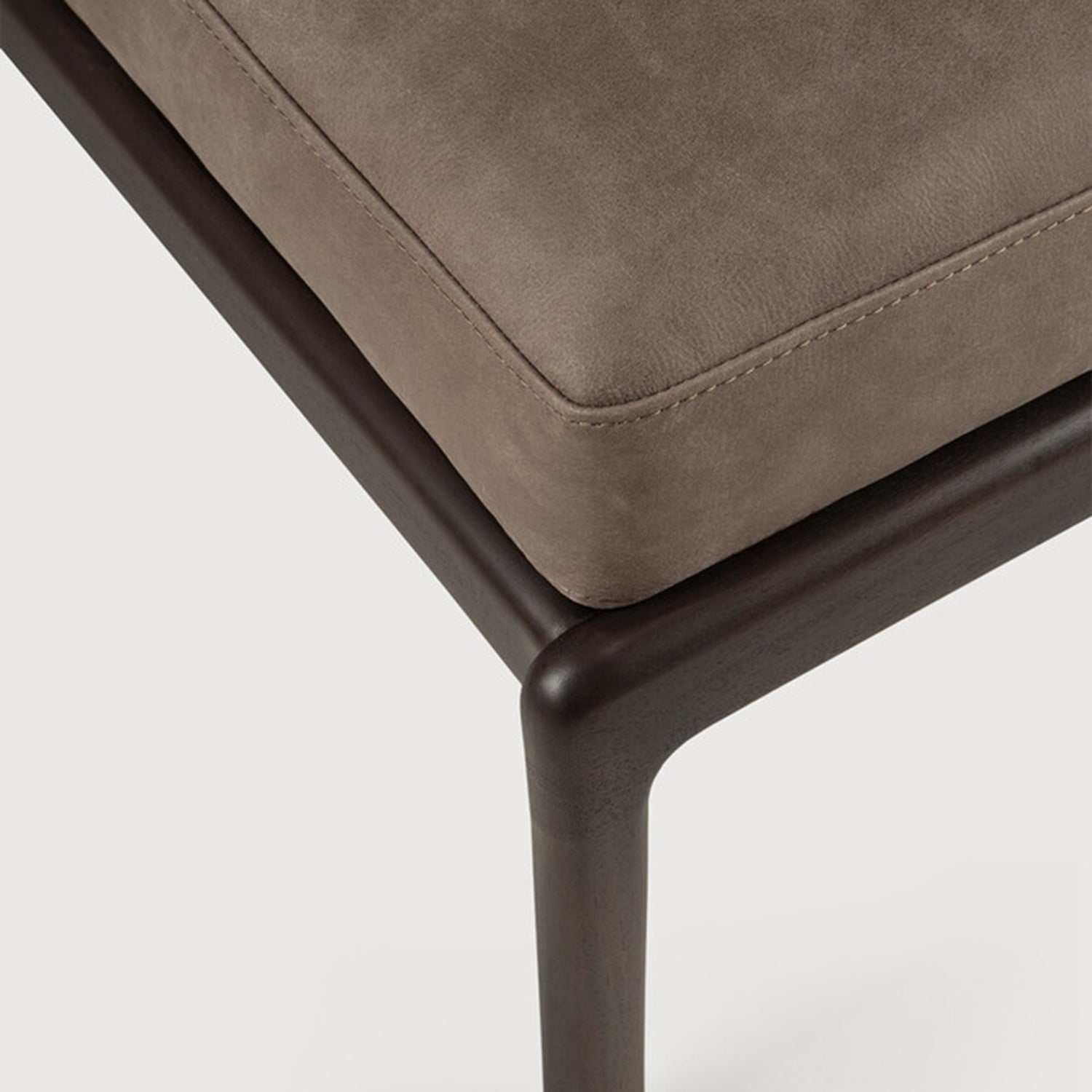 Ethnicraft Jack Leather Footstool