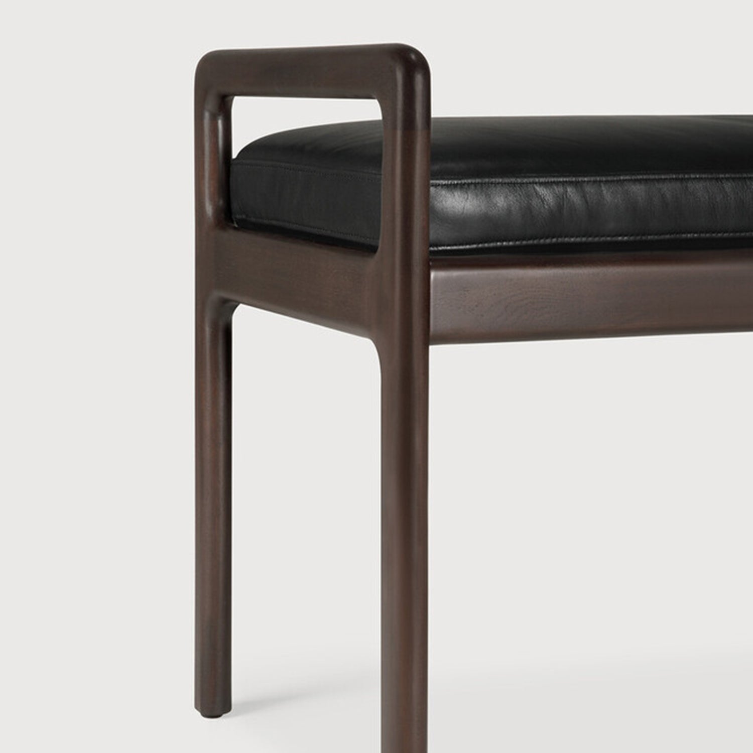 Ethnicraft Jack Leather Bench