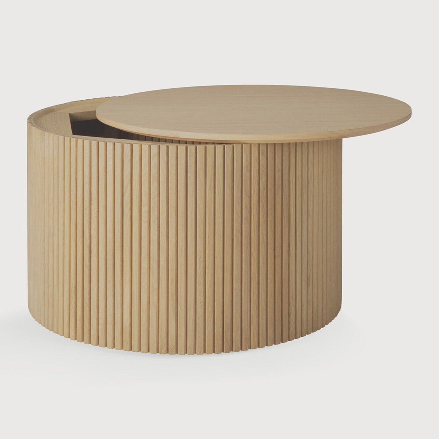 Ethnicraft Roller Max Oak Coffee Table