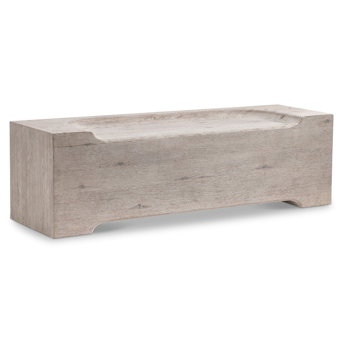Bernhardt Interiors Amirus Bench in Beige/Tan, front view
