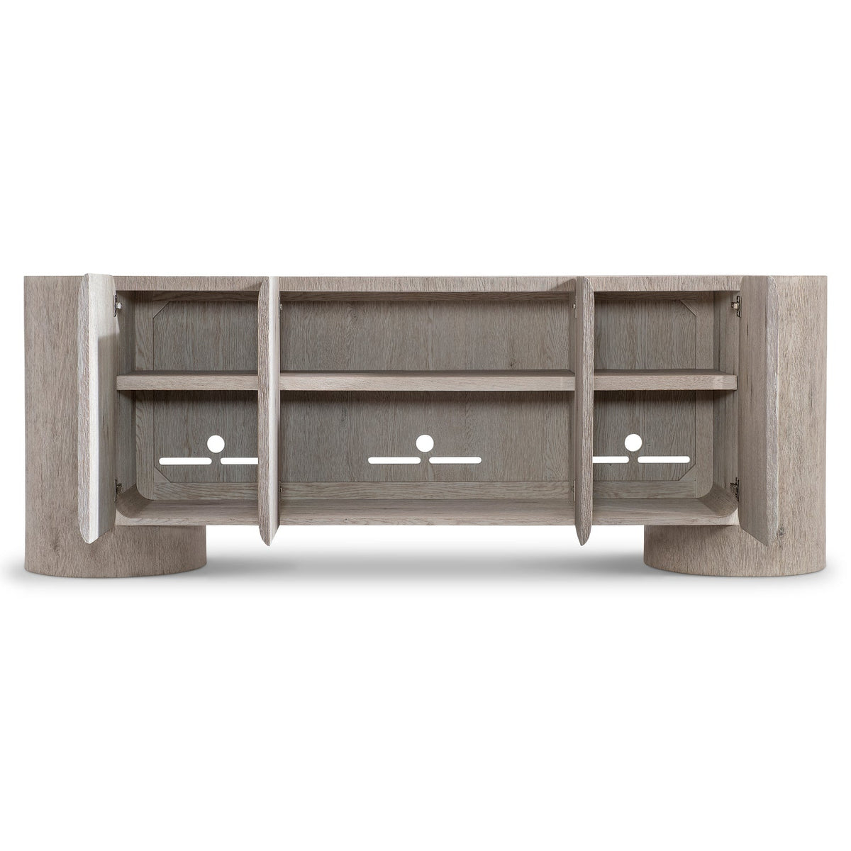Bernhardt Interiors Darrow Entertainment Credenza in Beige/Tan, detail view