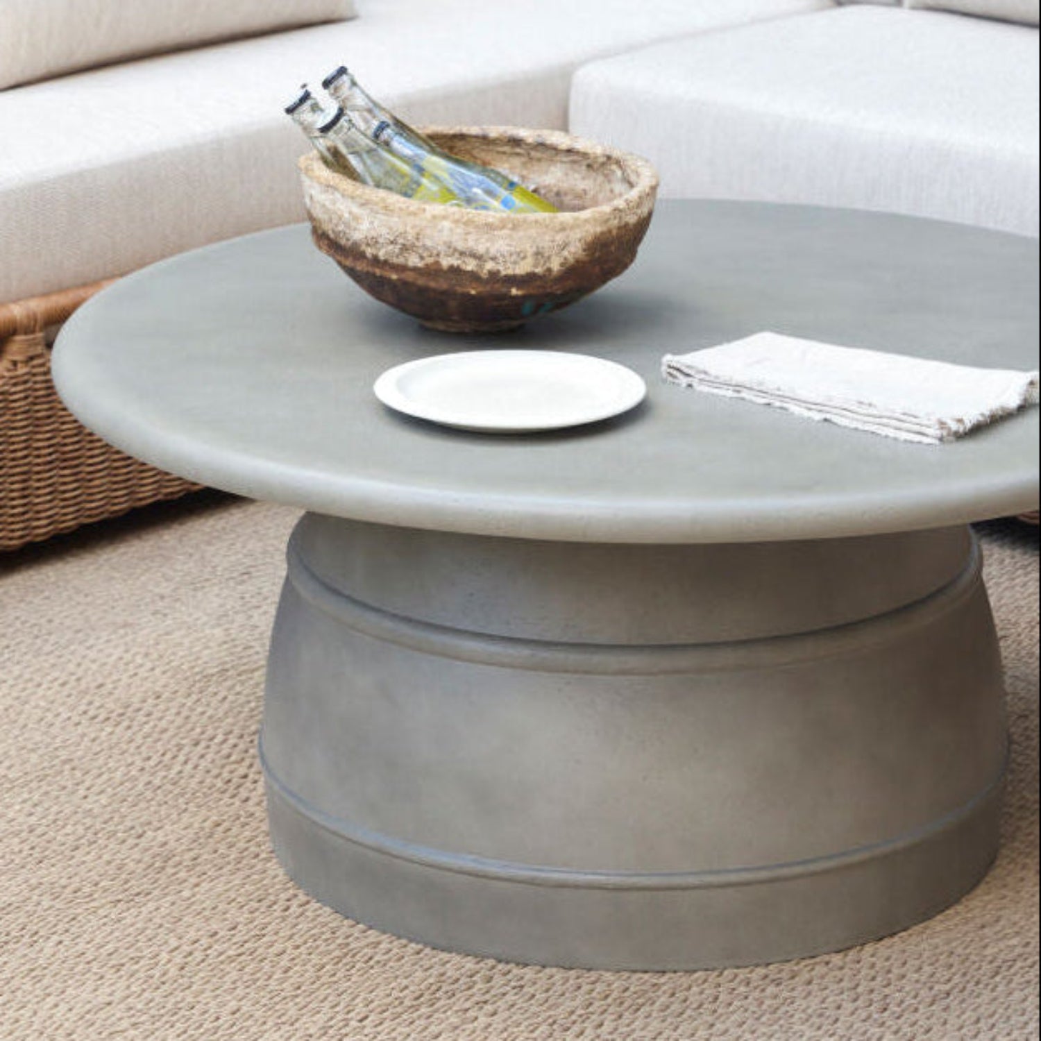 Ravenna Concrete Outdoor Coffee Table