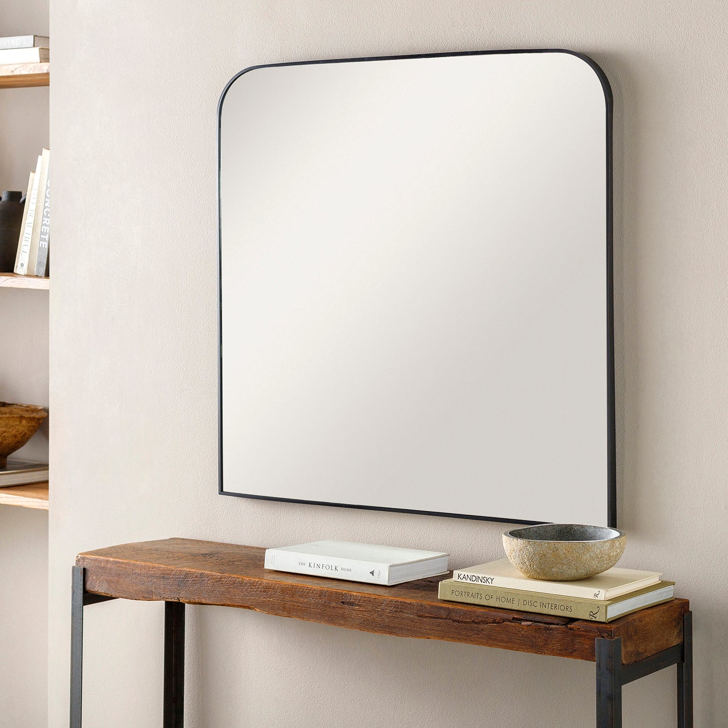 Aranya Rounded Wall Mirror