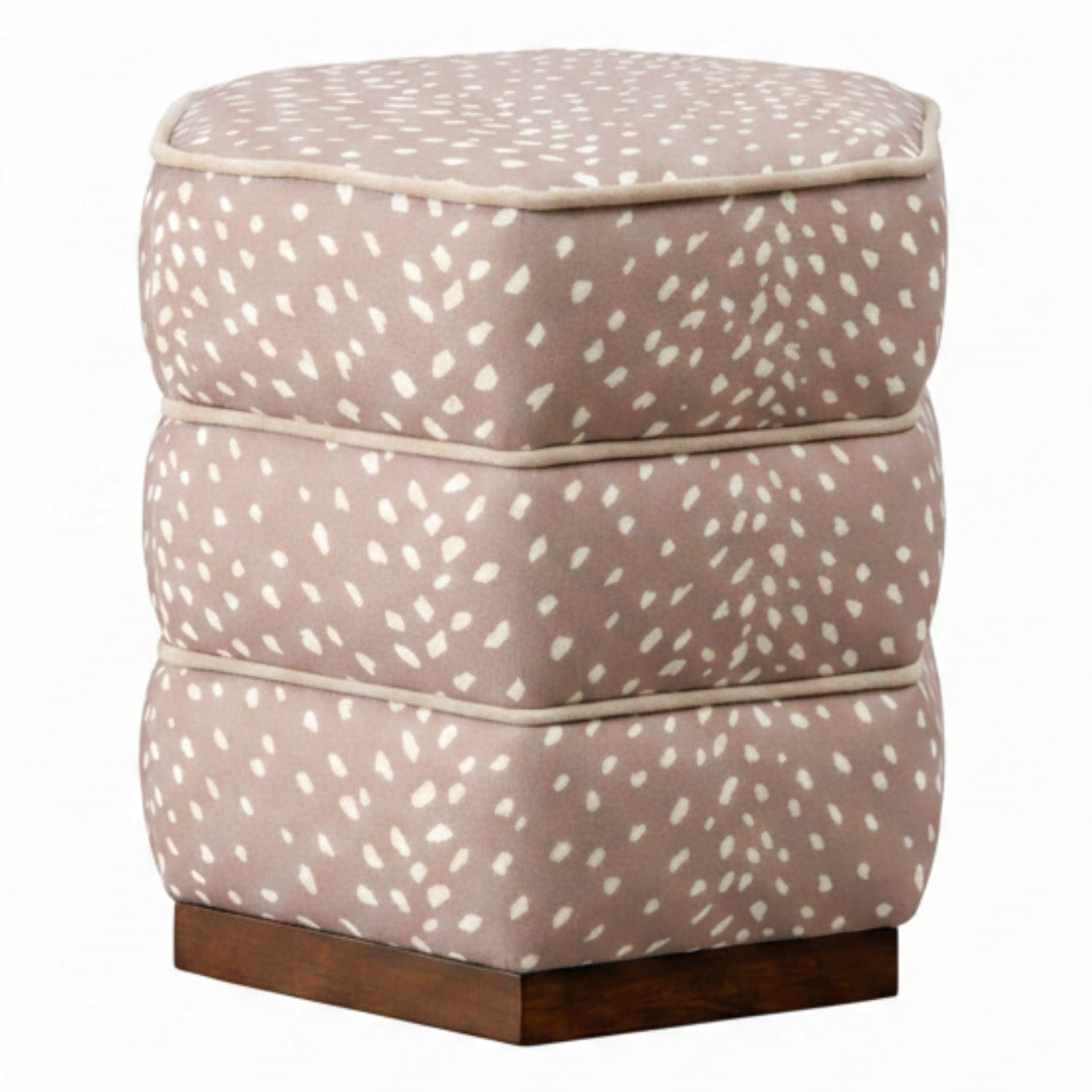 Rabia Rubber Wood Ottoman