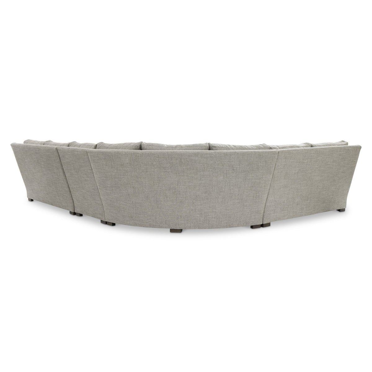 Bernhardt Living Keirnan Fabric Sectional Sofa in Brown, alternate angle