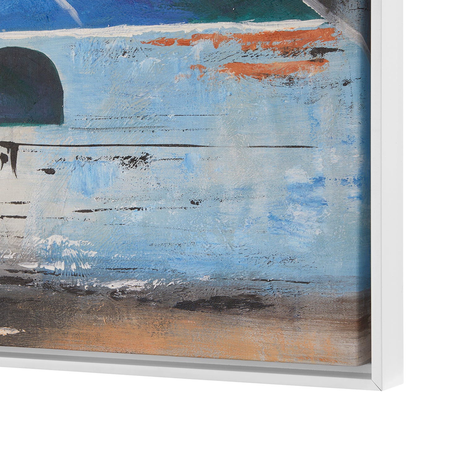 Villa and House Reggio Framed Canvas