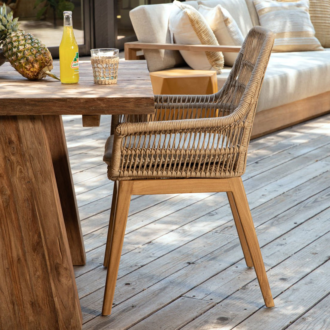 Kenna Outdoor Dining Chair Set of 2