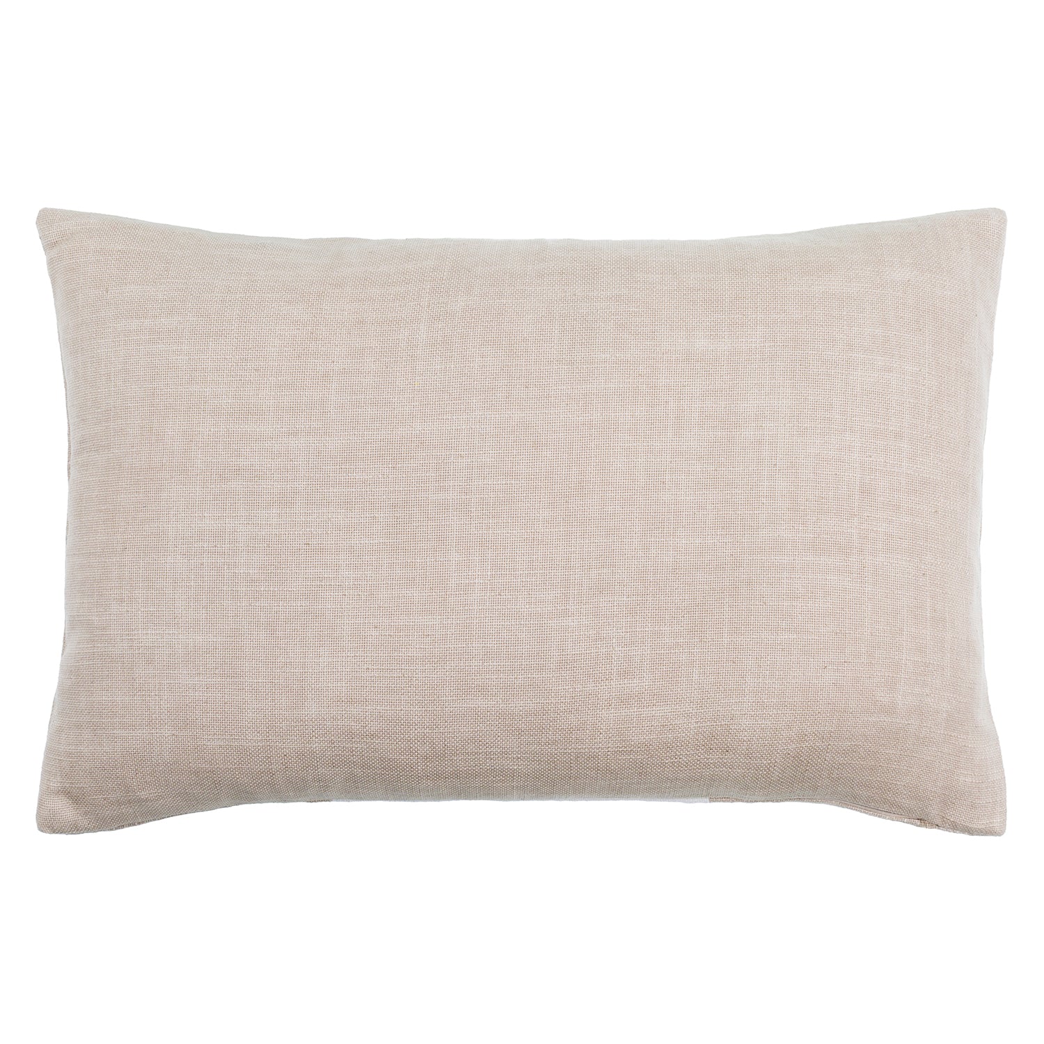 Ritzy White Lumbar Throw Pillow