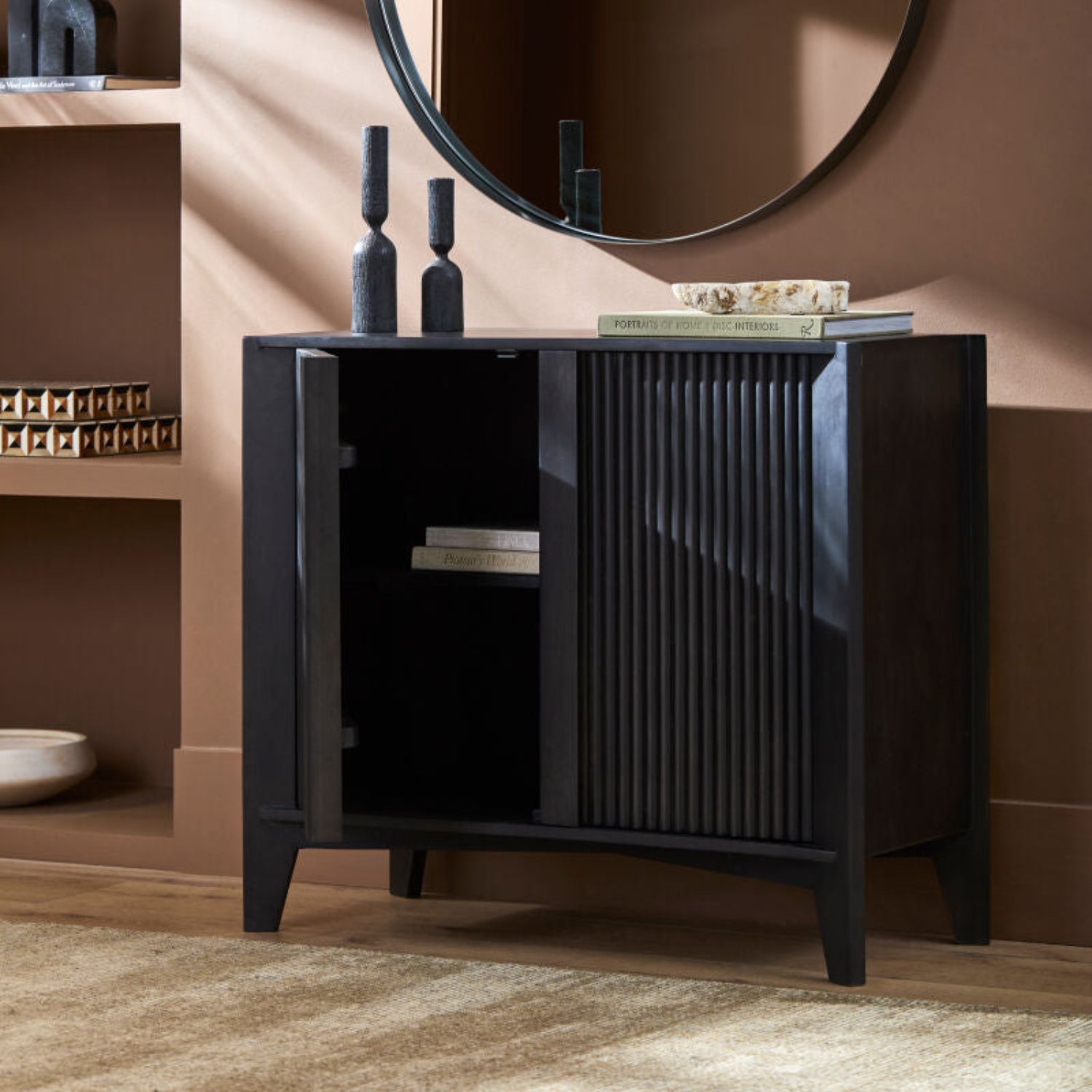Ronan Black Cabinet