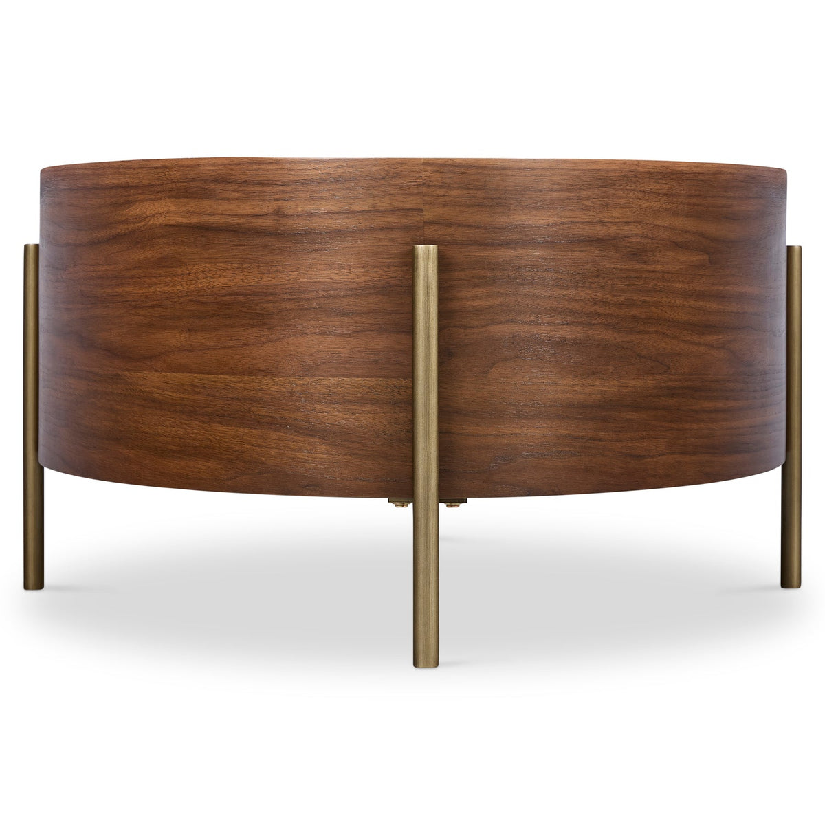 Bernhardt Living Morrison Cocktail Table in Brown, back view