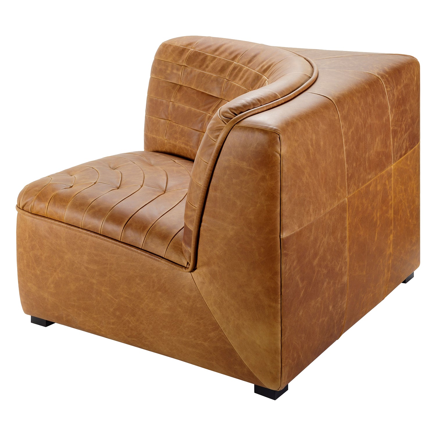 Oryan Leather Corner Modular Chair
