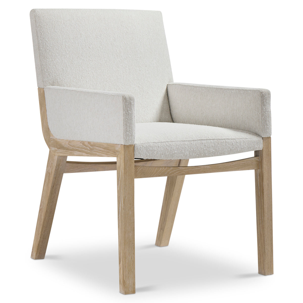 Bernhardt Asana Arm Chair in Tan, front view