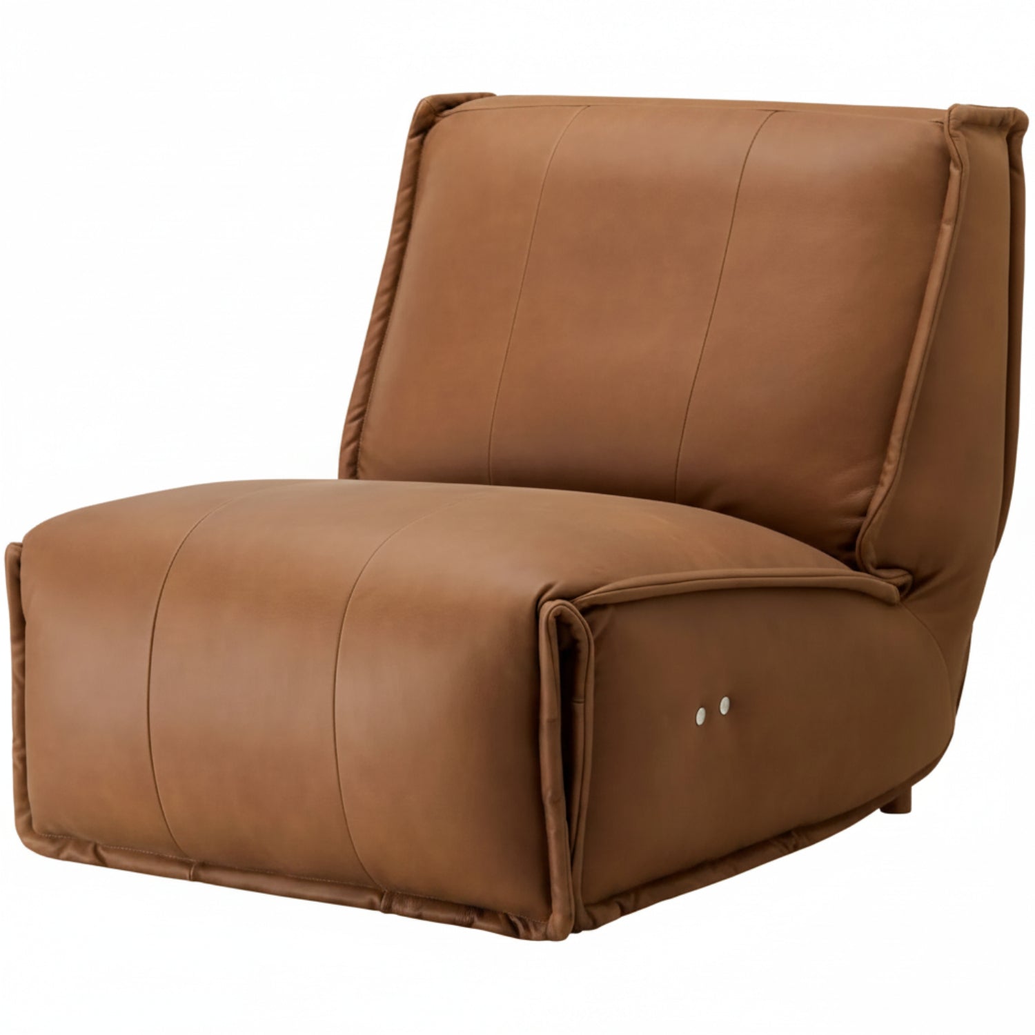 Safoga Brown Leather Recliner