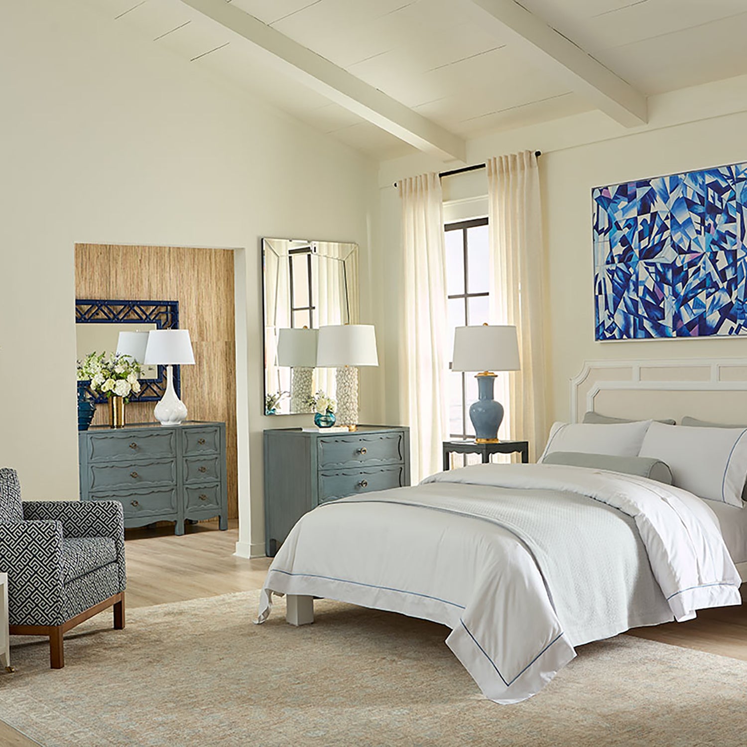 Villa and House Sara 3 Drawer End Table