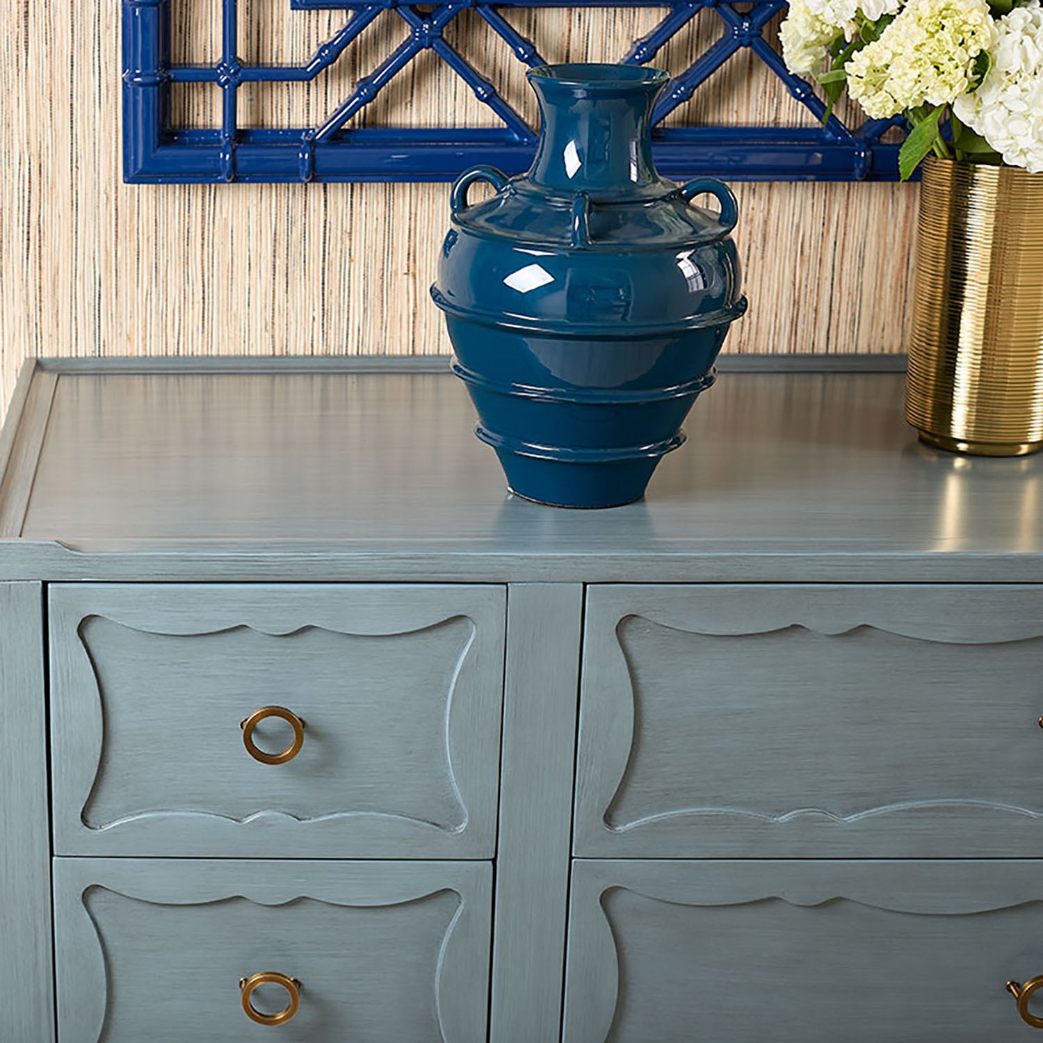 Villa and House Sara Extra Large 9 Drawer Cabinet