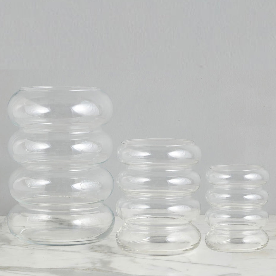 Etu Home Scalloped Flower Vase - Final Sale