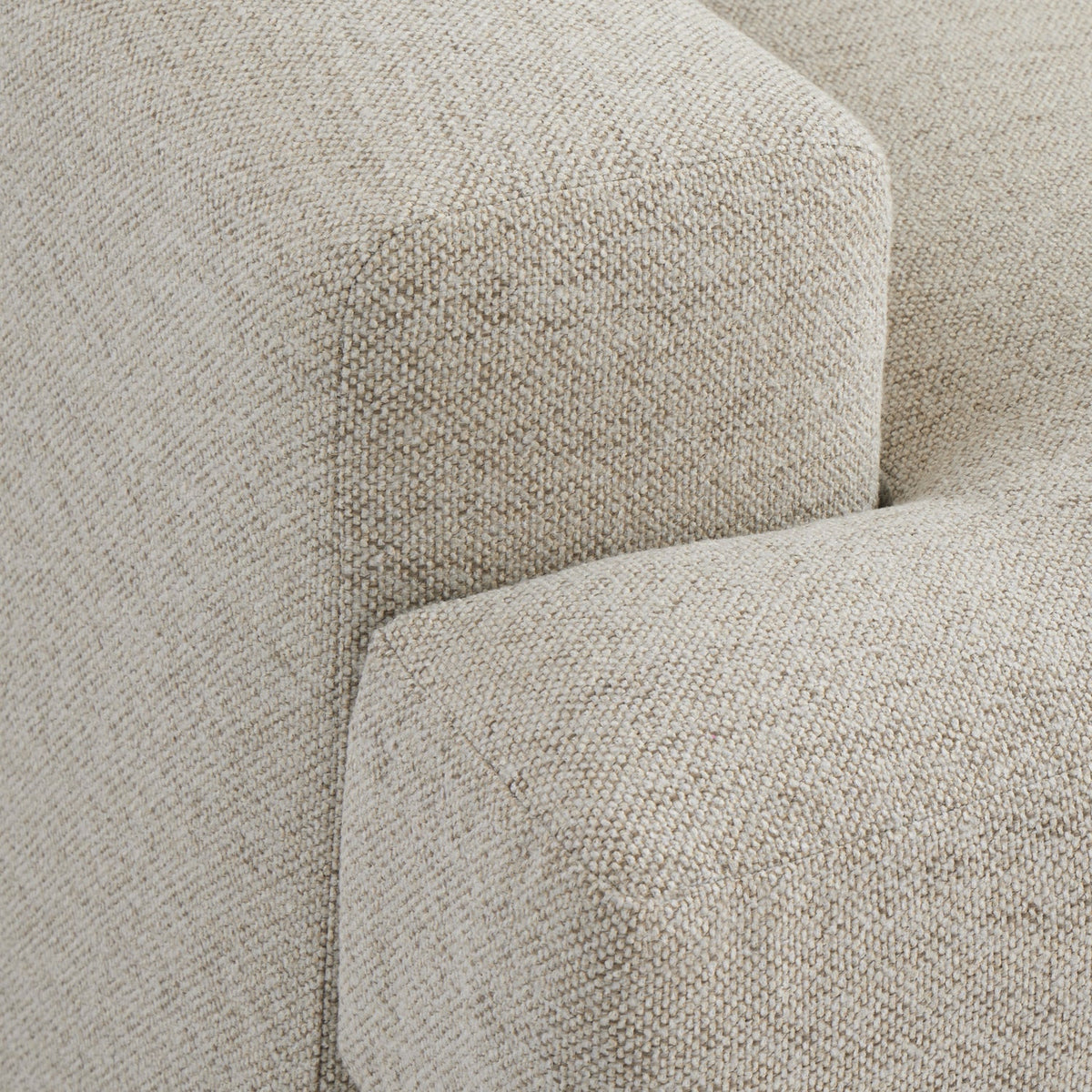 Bernhardt Living Fairfax Fabric Sofa in Beige, alternate angle