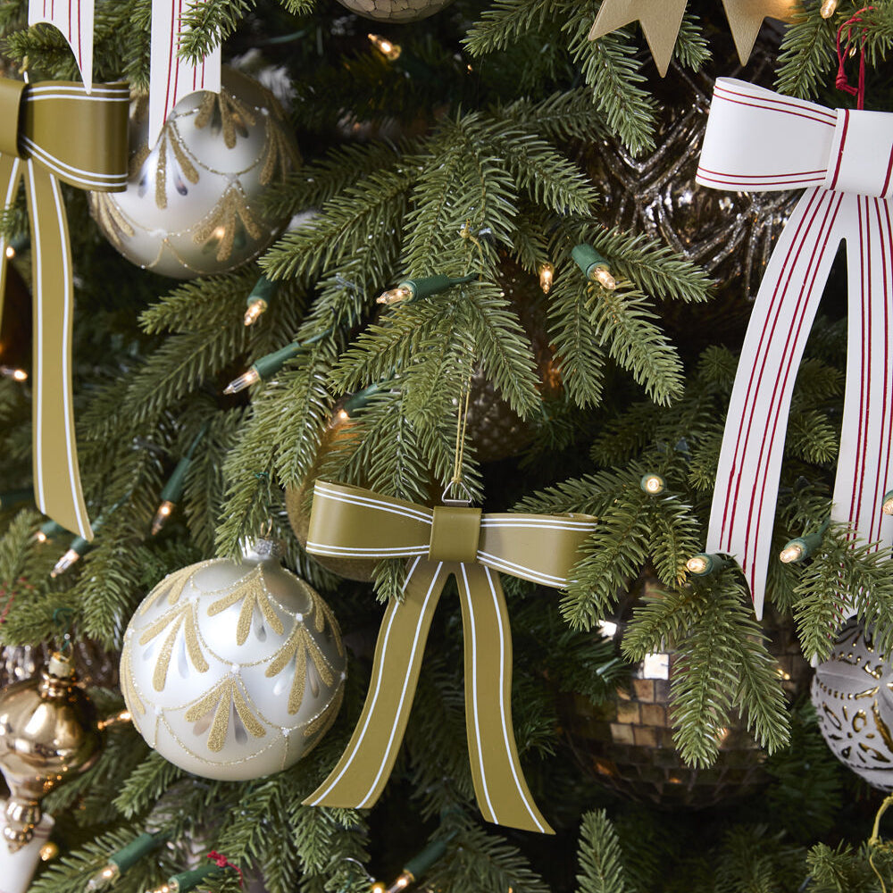 Selah Bow Ornament Set of 6