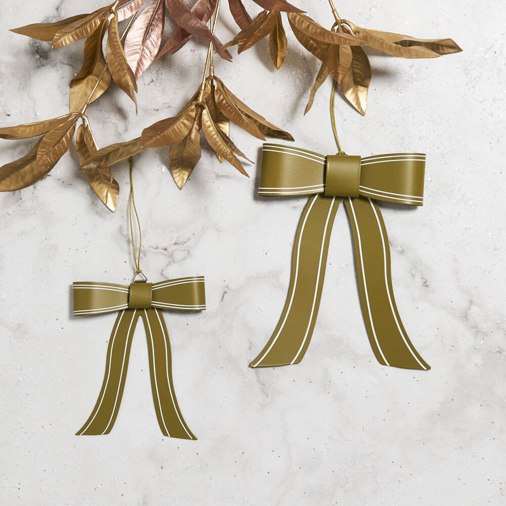 Selah Bow Ornament Set of 6
