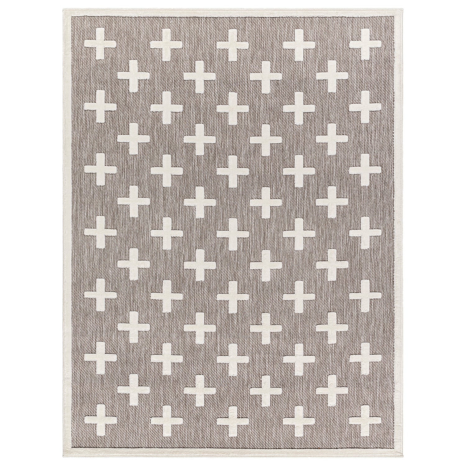 Livabliss San Diego Gray Indoor/Outdoor Rug