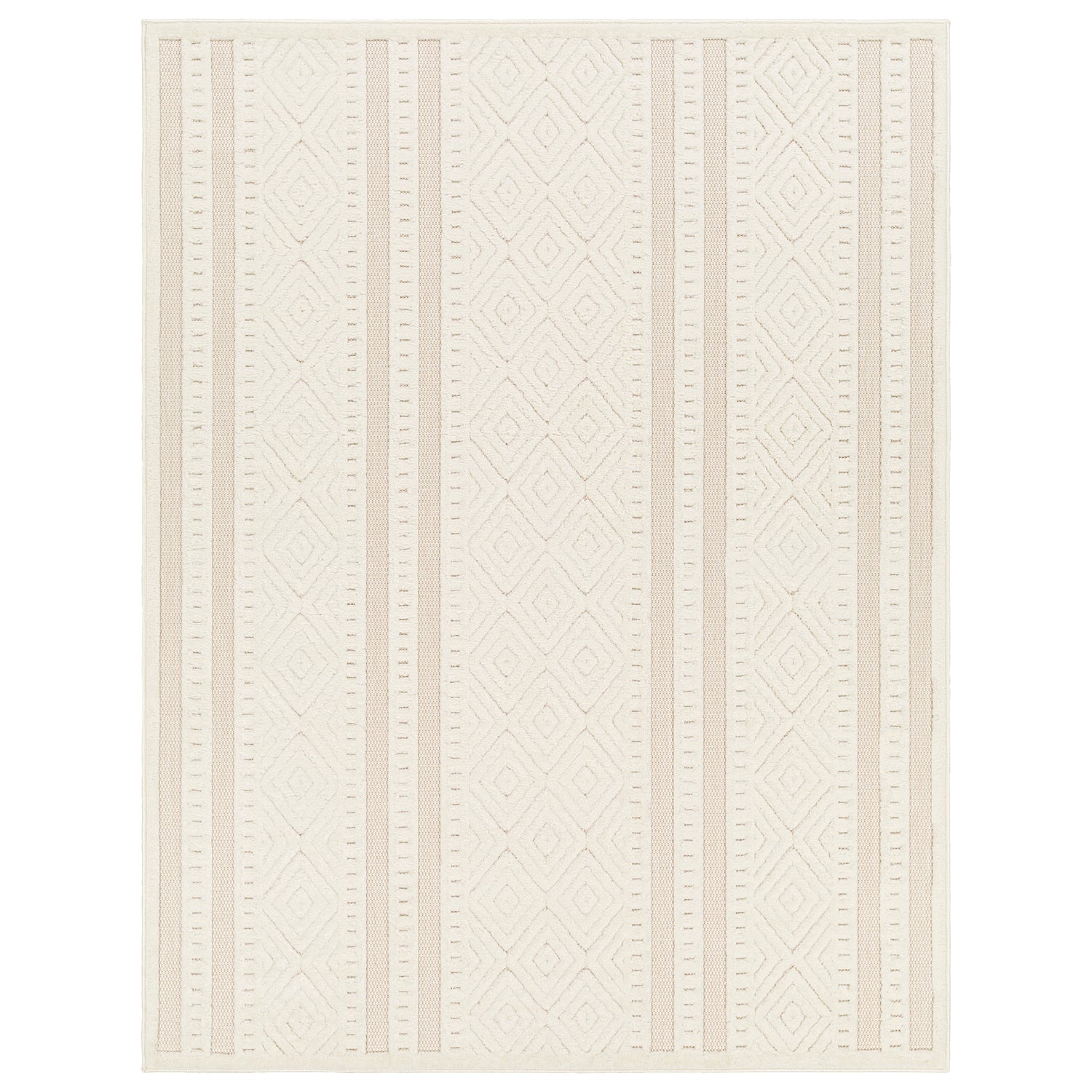 Livabliss San Diego Off-White Indoor/Outdoor Rug