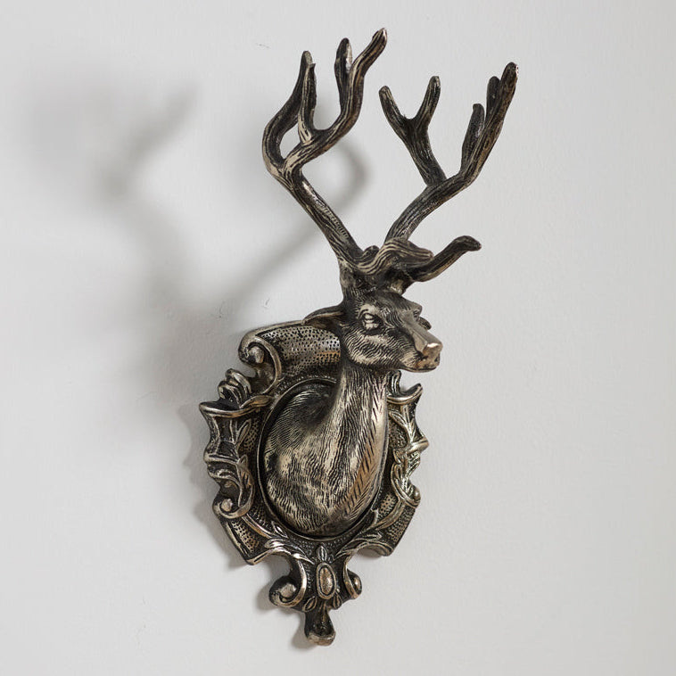 Silver Stag Wall Mount