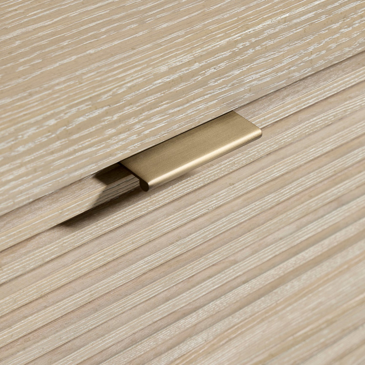 Bernhardt Asana Buffet in Tan, close-up detail