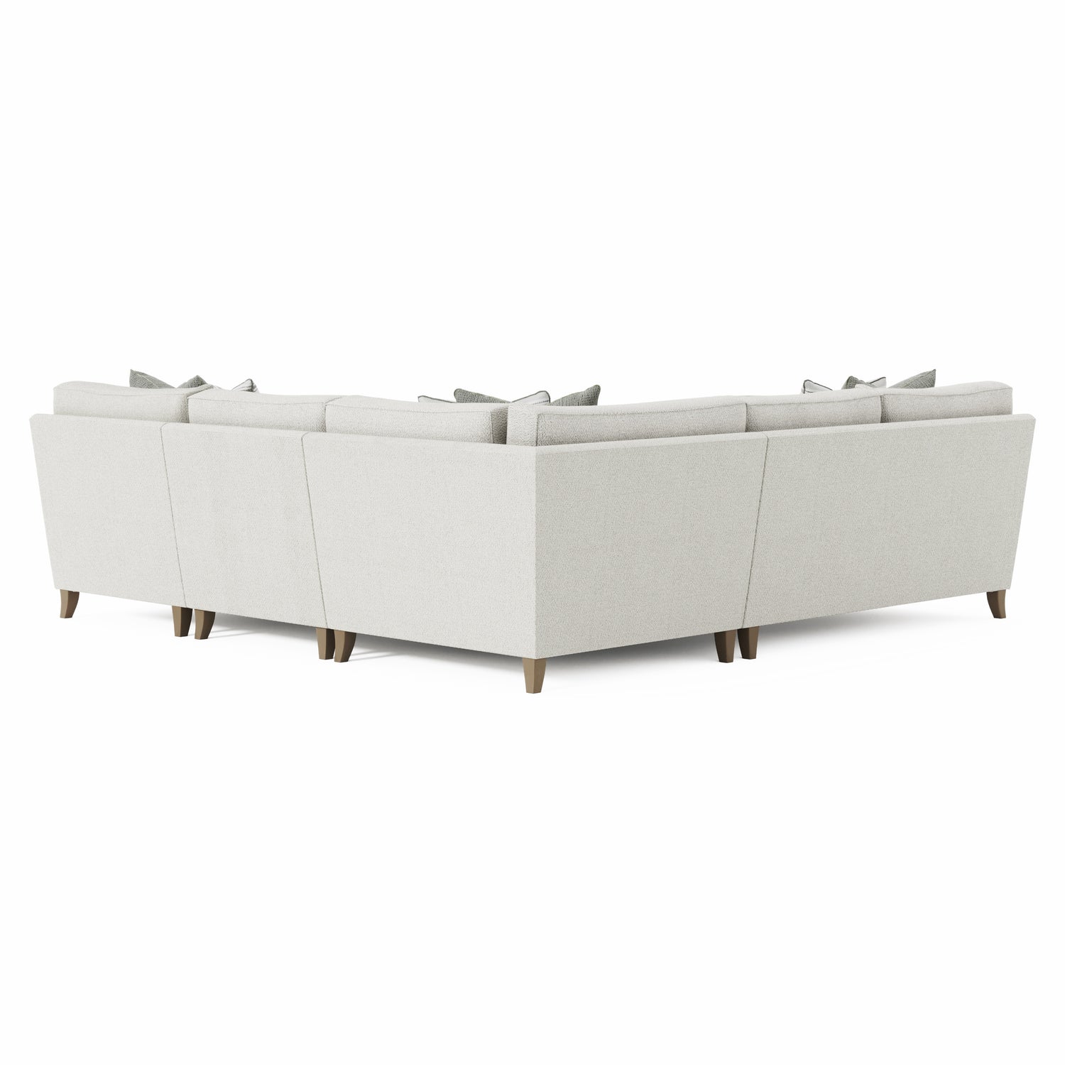 Bernhardt Living Mila 4-Piece Right Facing Fabric Sectional Sofa