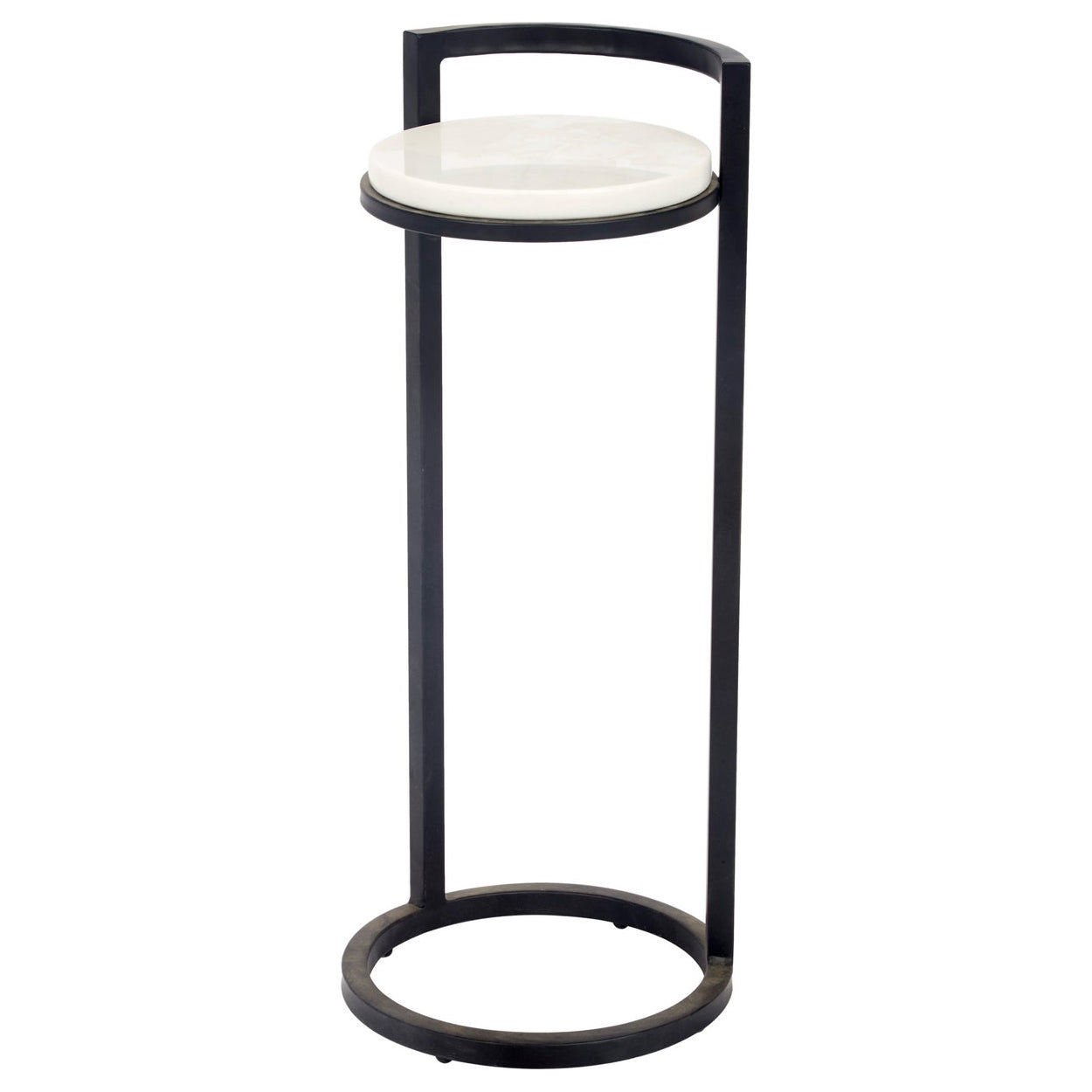 Old World Design Petty Steel Gray Martini Table