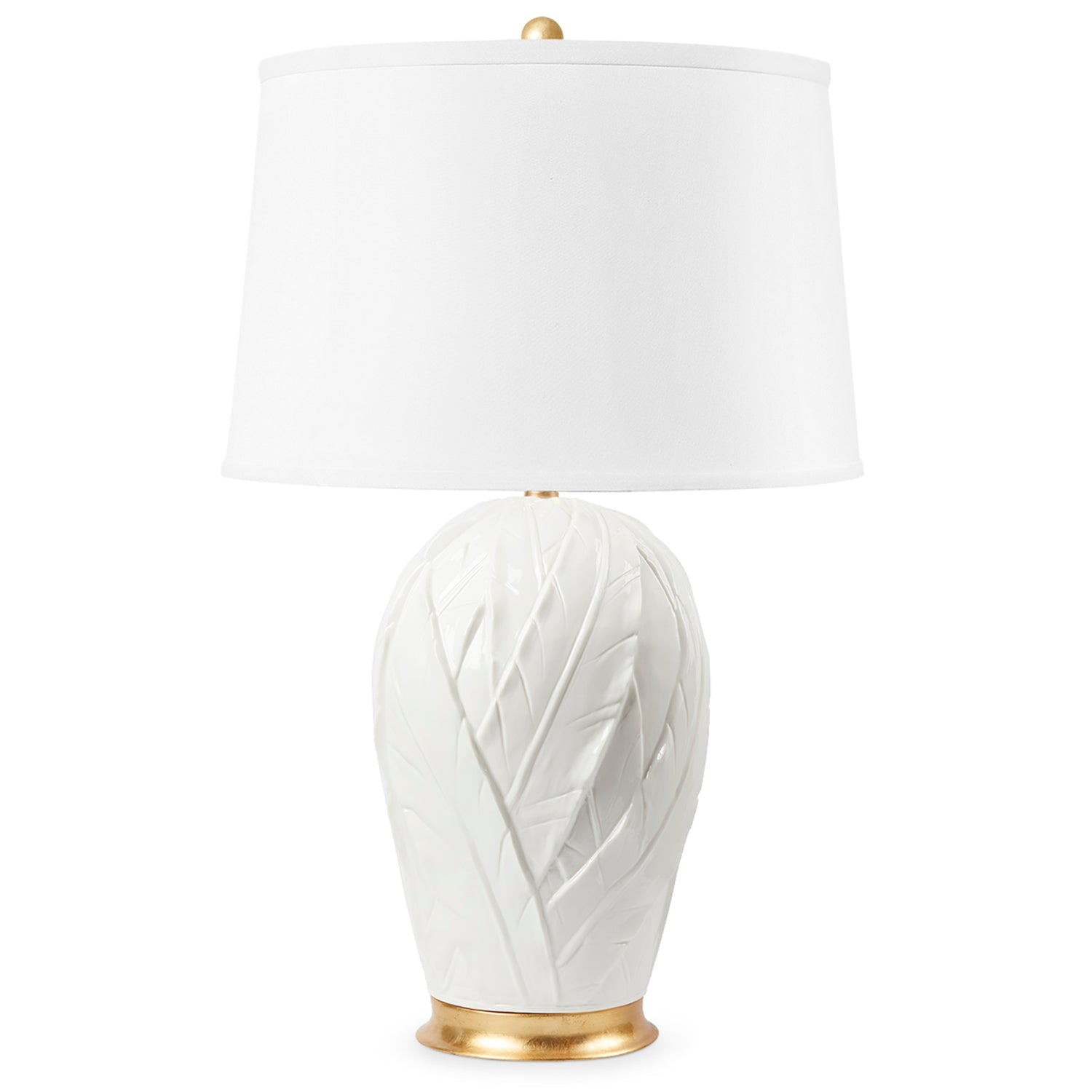 Villa and House Tobacco Leaf Table Lamp