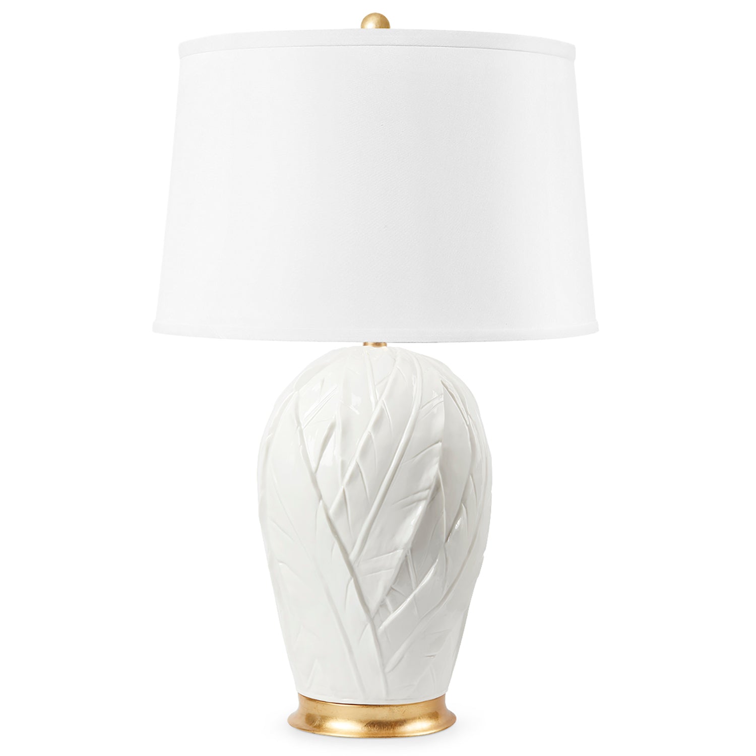 Villa and House Tobacco Leaf Table Lamp Base