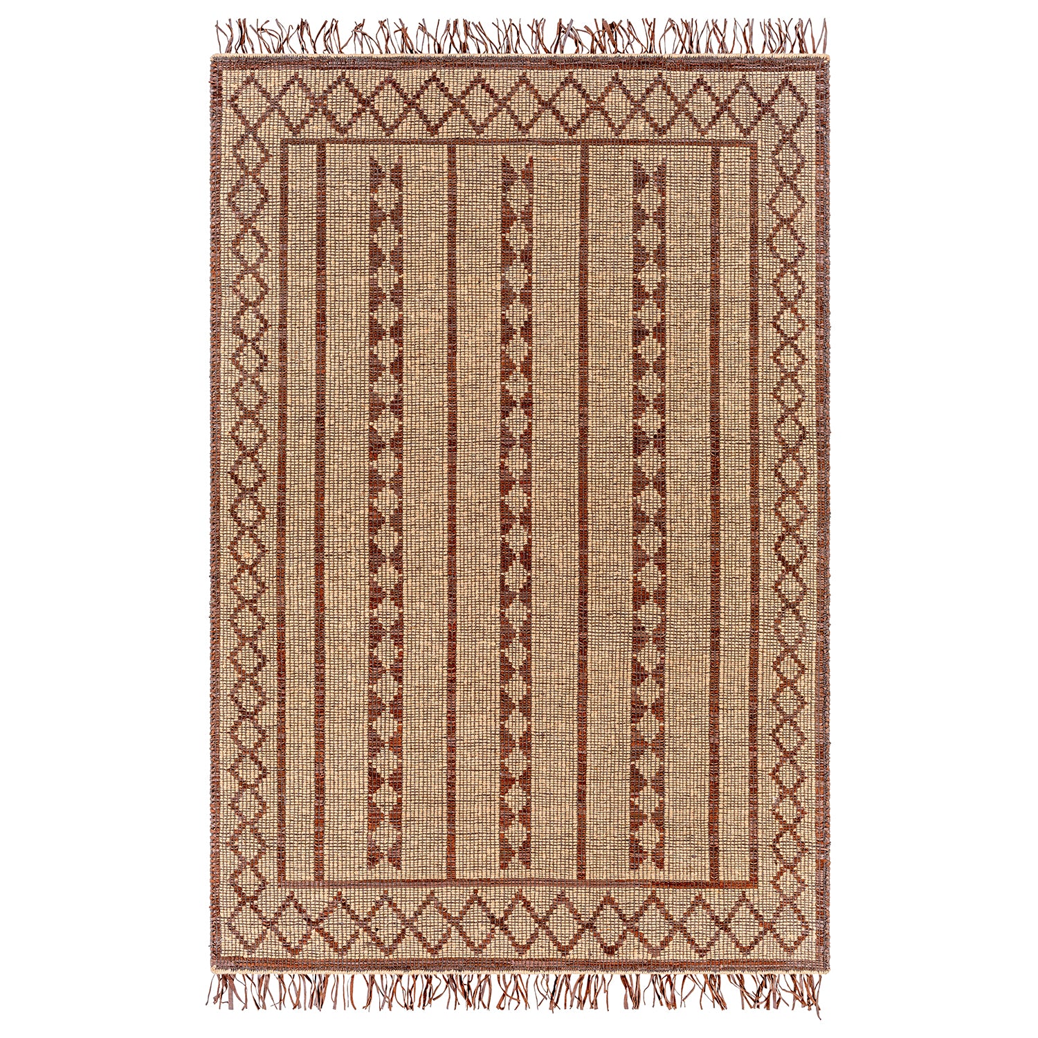 Surya Touareg Leather Hand Woven Rug